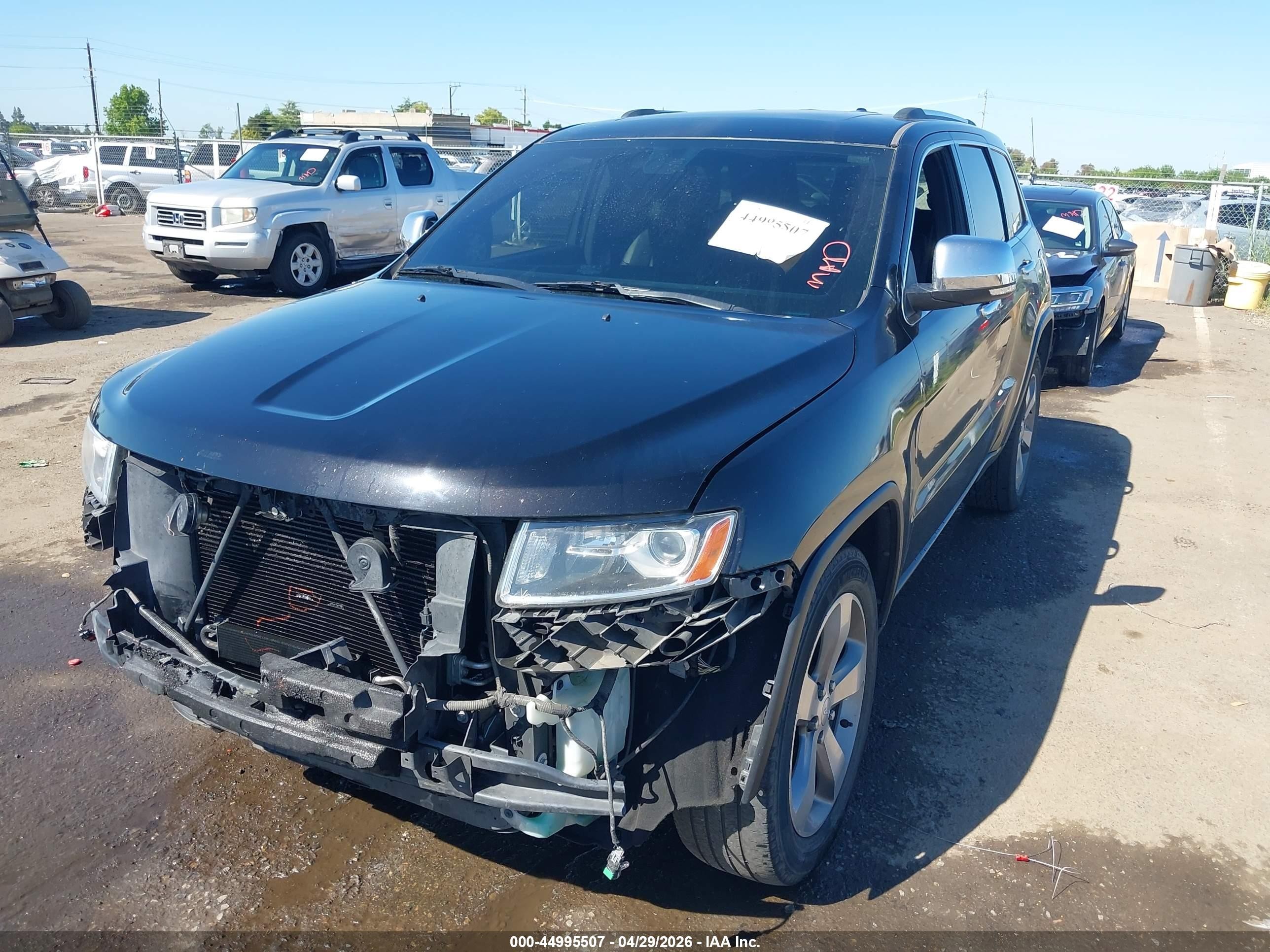 2014 Jeep Grand Cherokee Limited Black vin: 1C4RJEBT4EC160283
