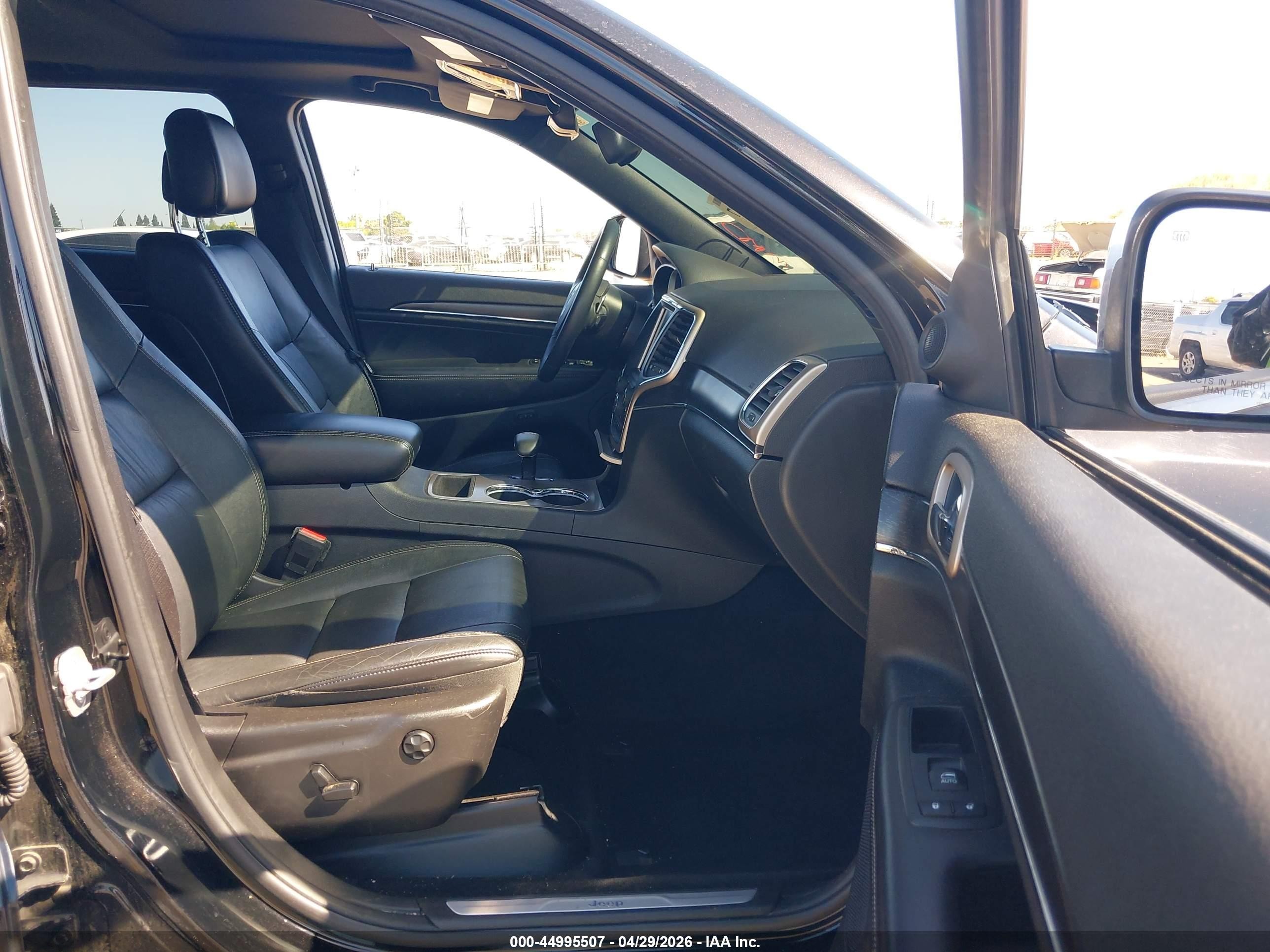 2014 Jeep Grand Cherokee Limited Black vin: 1C4RJEBT4EC160283