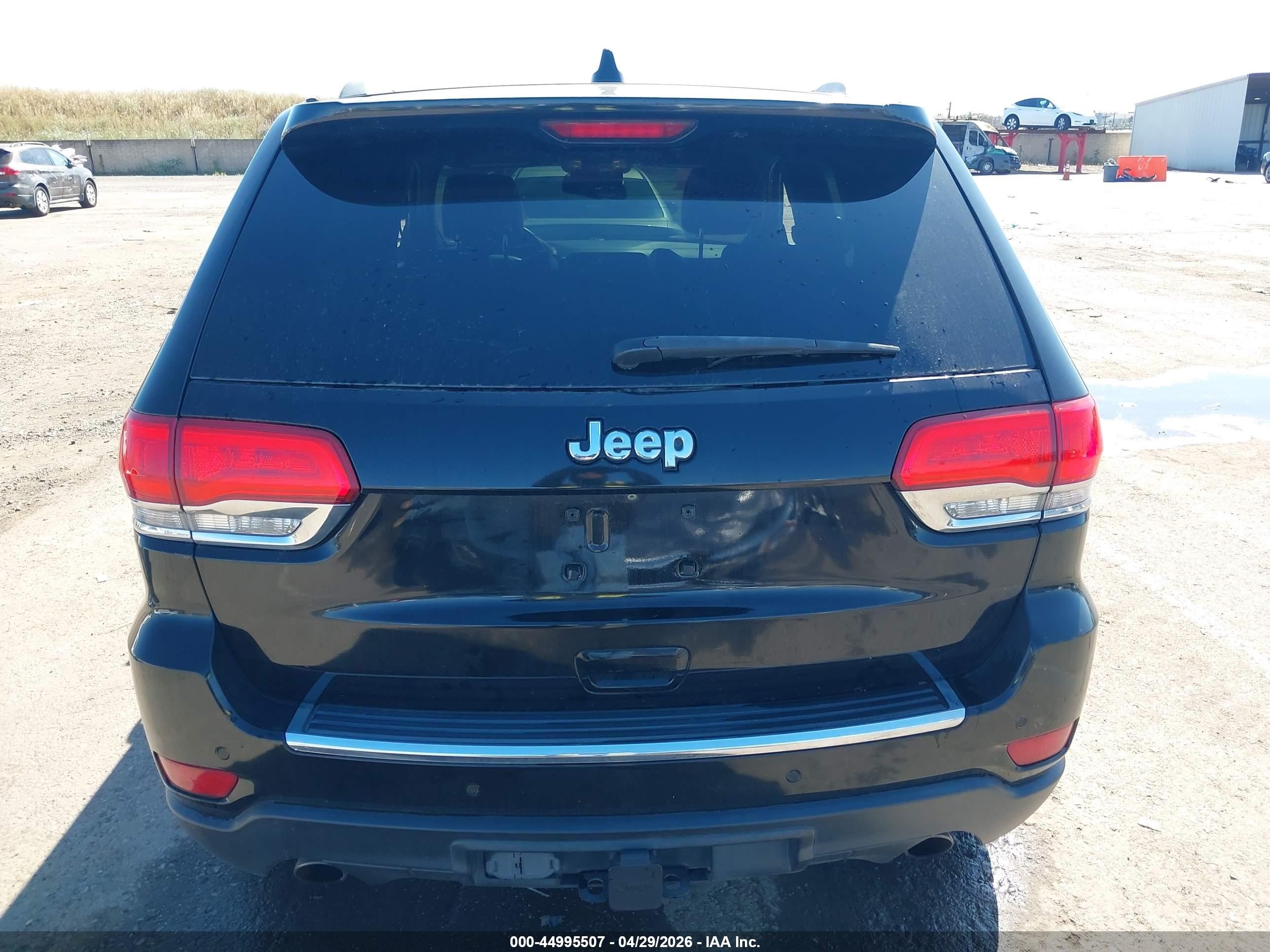 2014 Jeep Grand Cherokee Limited Black vin: 1C4RJEBT4EC160283