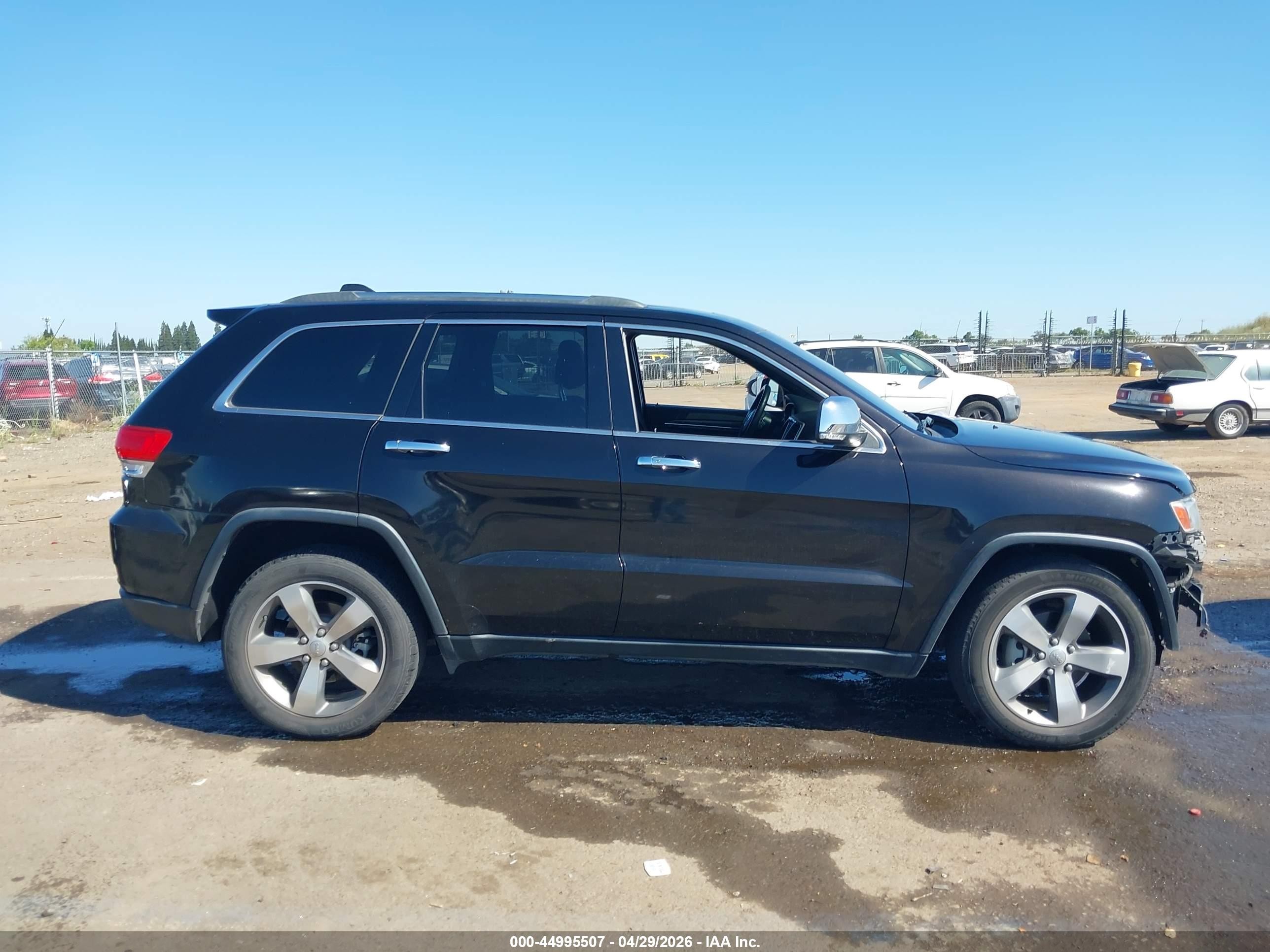 2014 Jeep Grand Cherokee Limited Black vin: 1C4RJEBT4EC160283