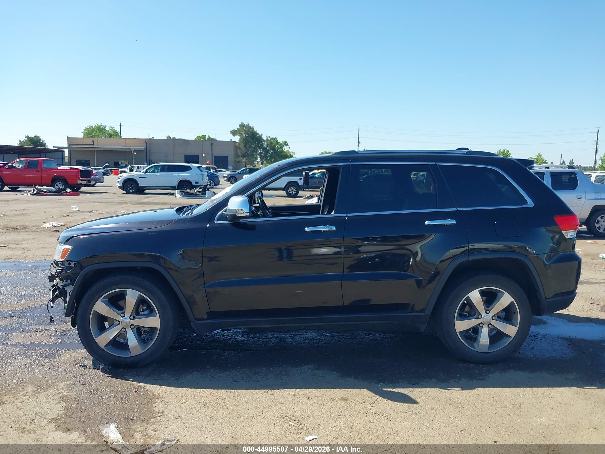2014 Jeep Grand Cherokee Limited Black vin: 1C4RJEBT4EC160283