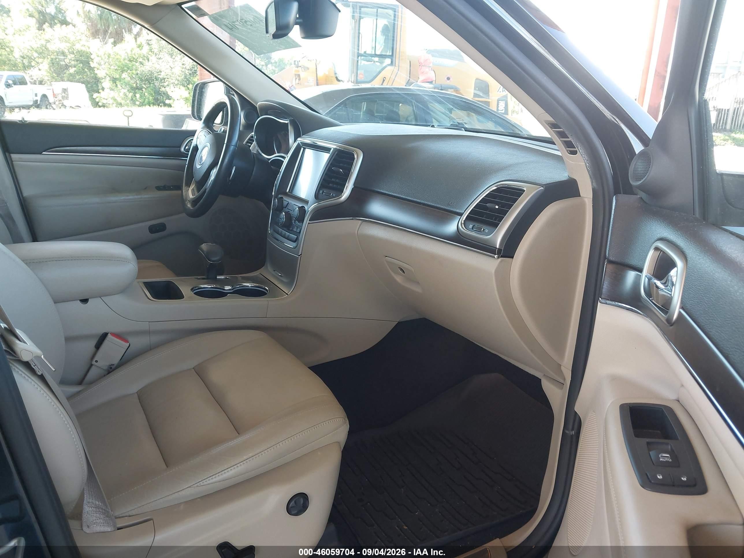 2014 Jeep Grand Cherokee Limited Зеленый vin: 1C4RJEBT4EC227853