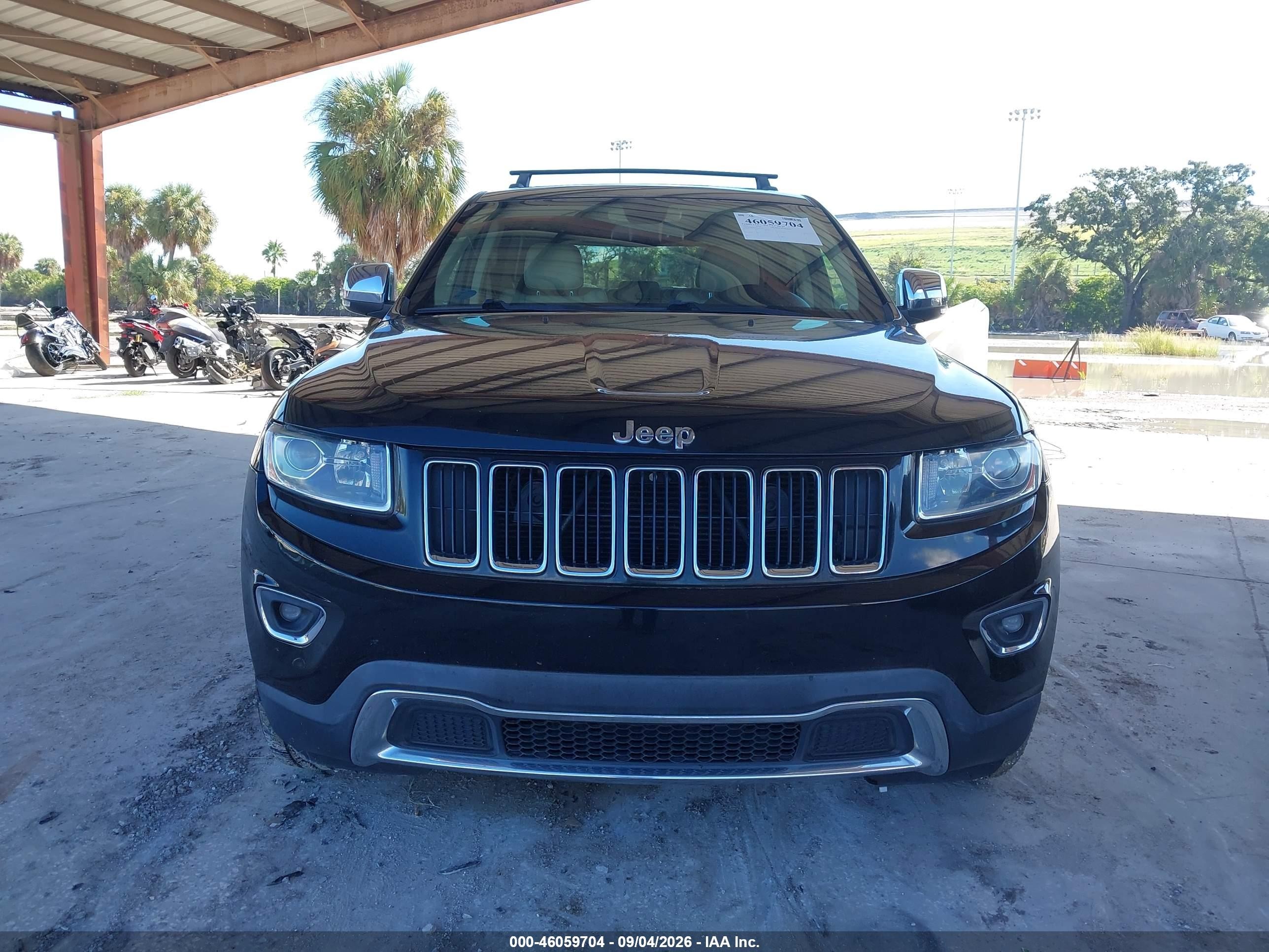 2014 Jeep Grand Cherokee Limited Зеленый vin: 1C4RJEBT4EC227853