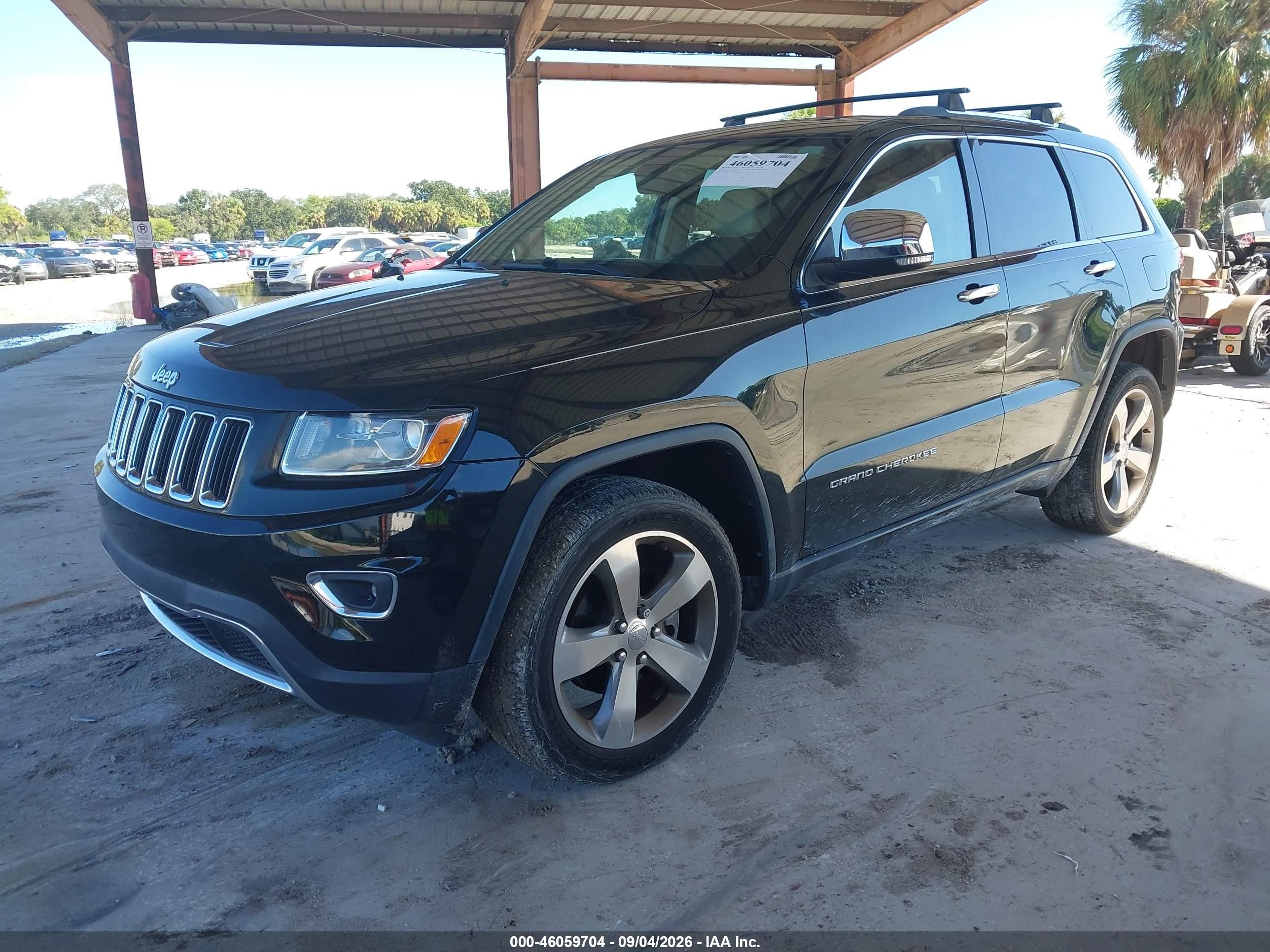 2014 Jeep Grand Cherokee Limited Зеленый vin: 1C4RJEBT4EC227853