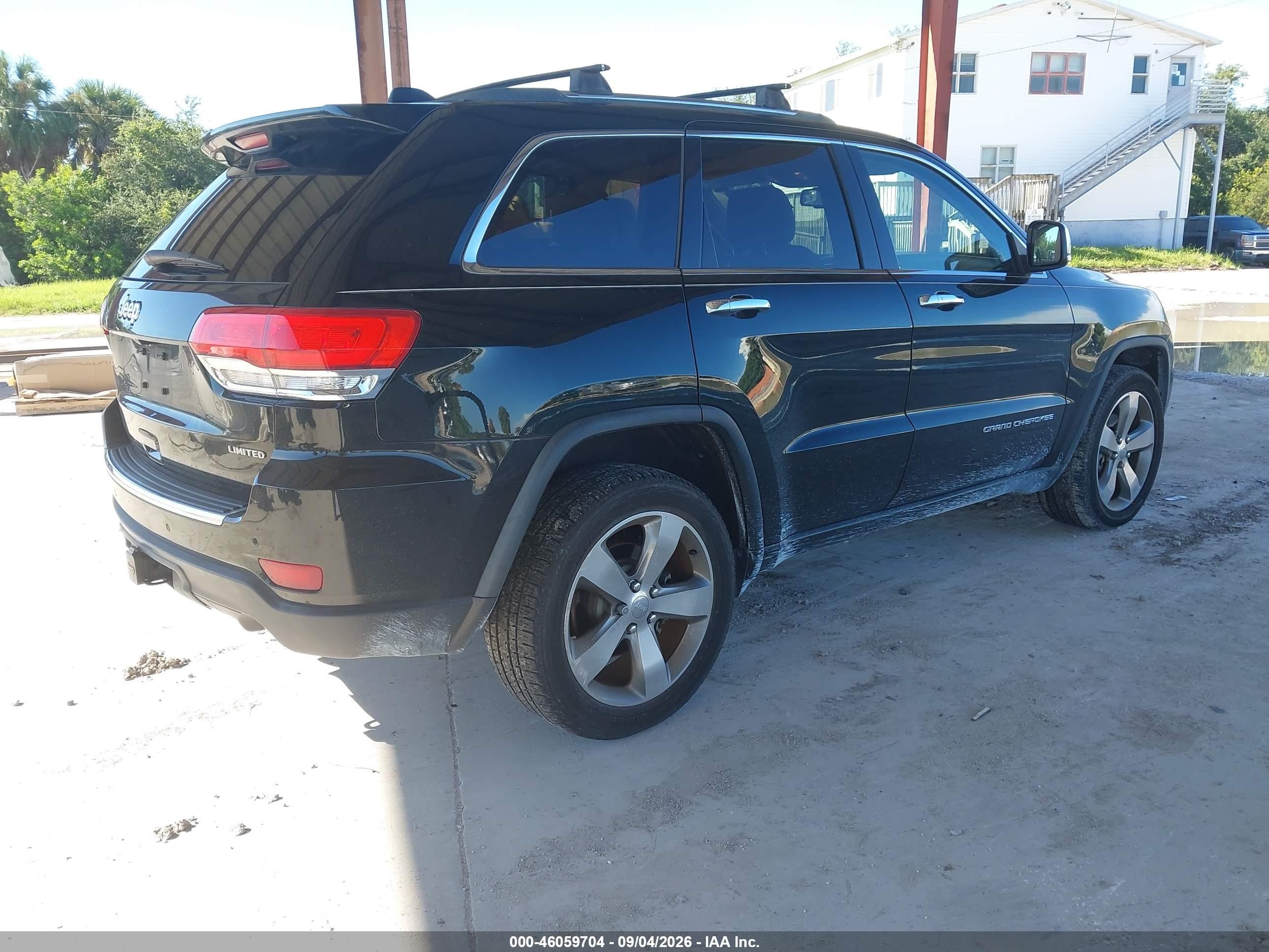 2014 Jeep Grand Cherokee Limited Зеленый vin: 1C4RJEBT4EC227853