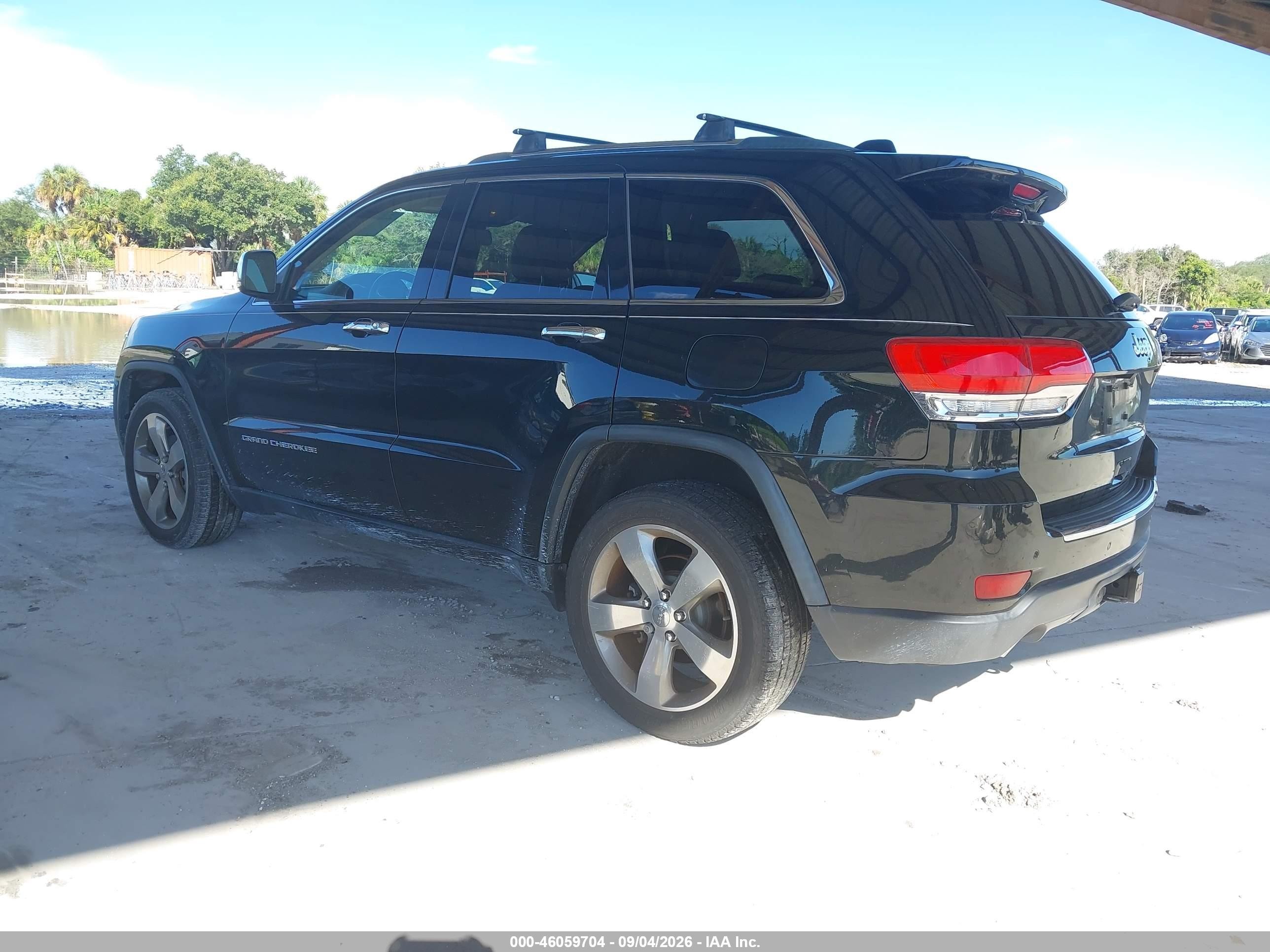 2014 Jeep Grand Cherokee Limited Зеленый vin: 1C4RJEBT4EC227853