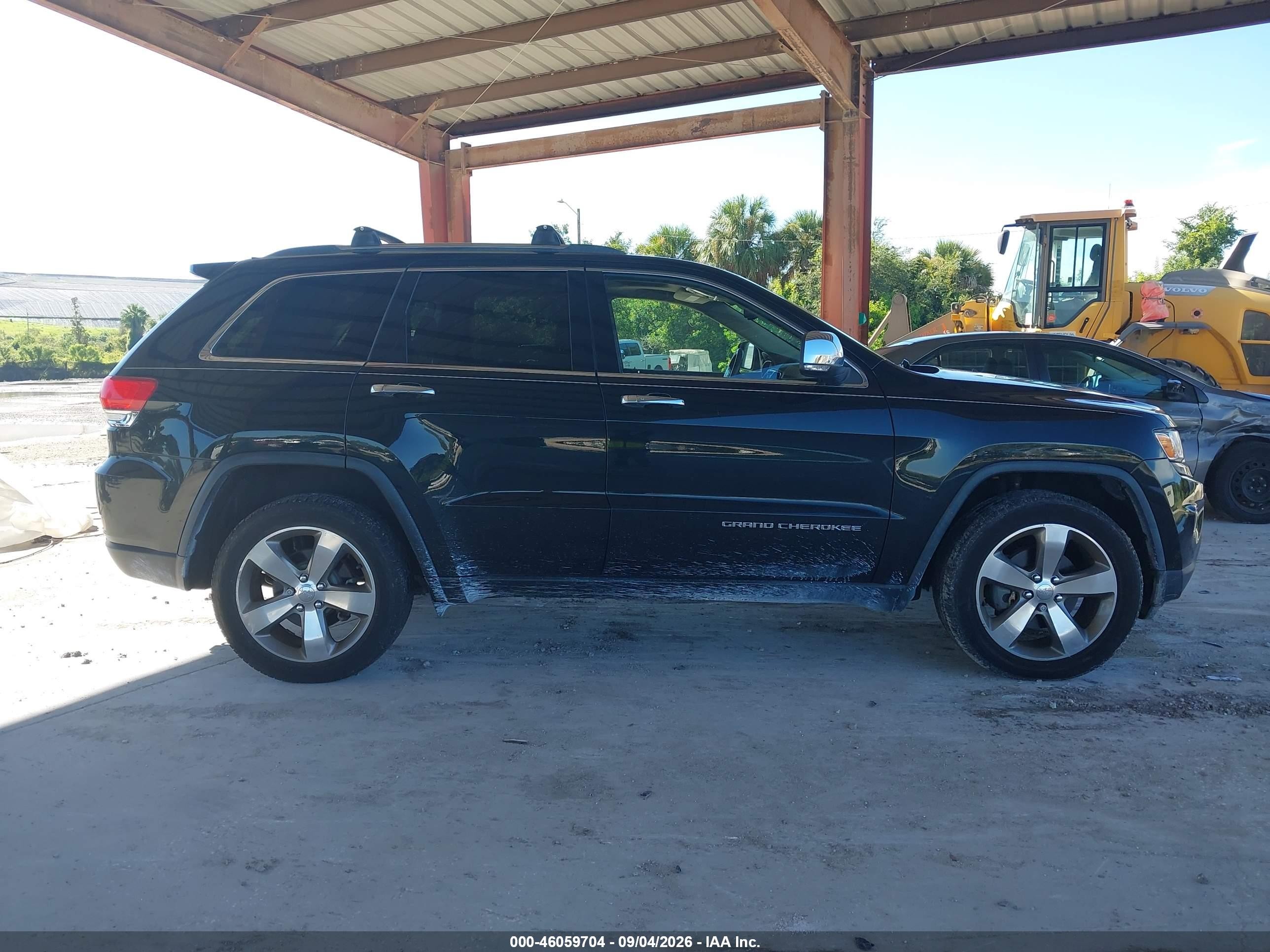 2014 Jeep Grand Cherokee Limited Зеленый vin: 1C4RJEBT4EC227853