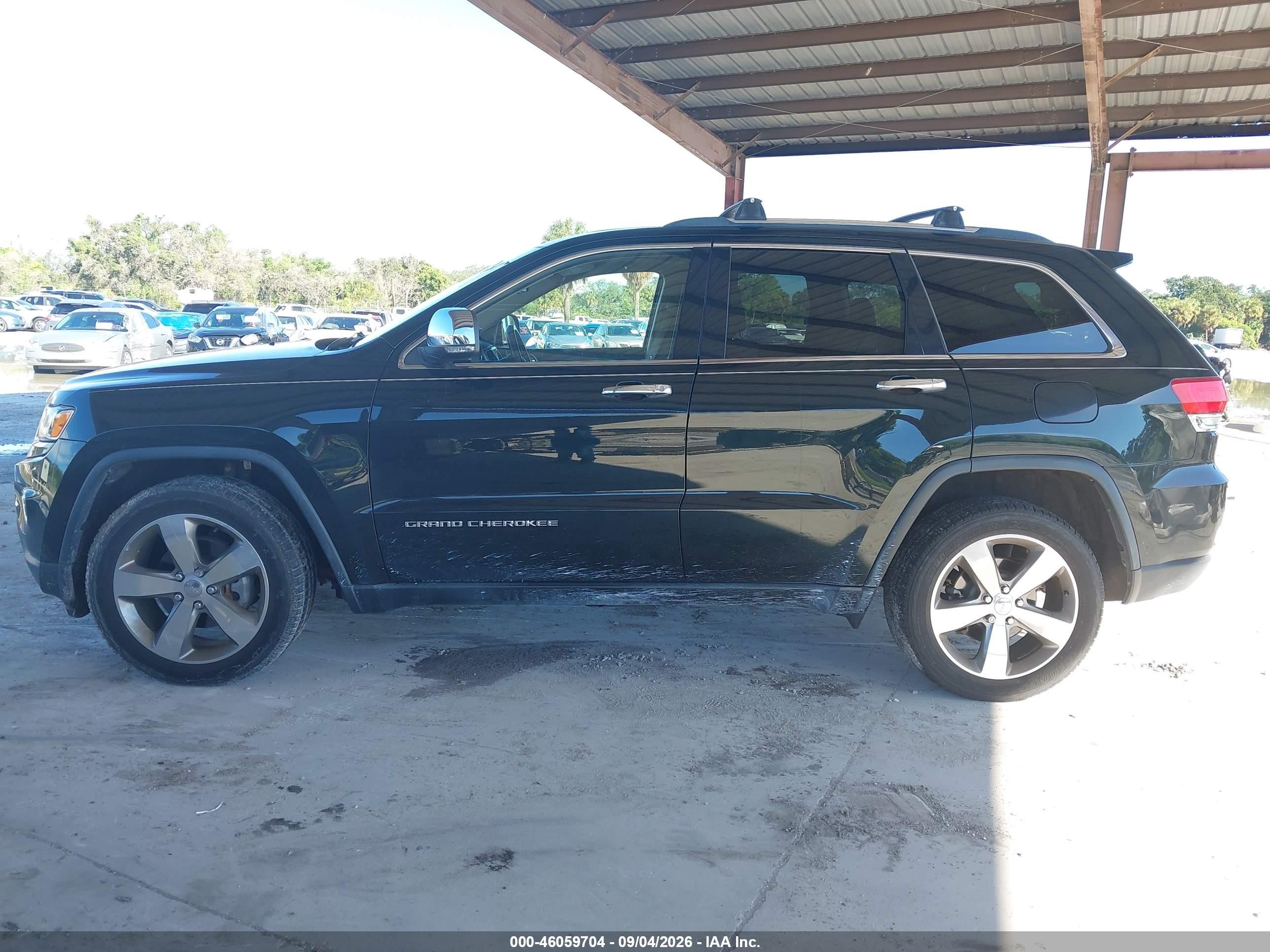 2014 Jeep Grand Cherokee Limited Зеленый vin: 1C4RJEBT4EC227853