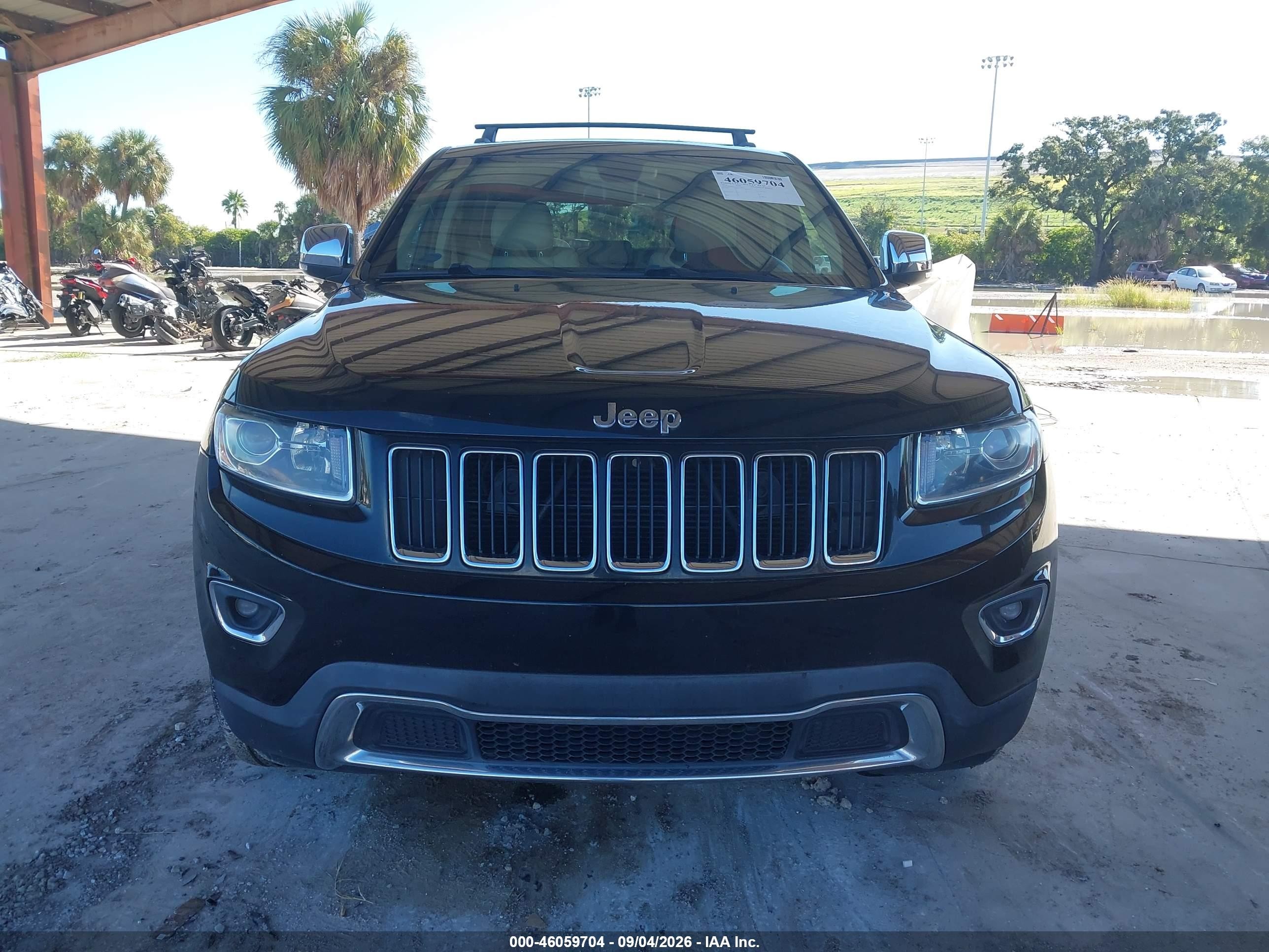 2014 Jeep Grand Cherokee Limited Зеленый vin: 1C4RJEBT4EC227853