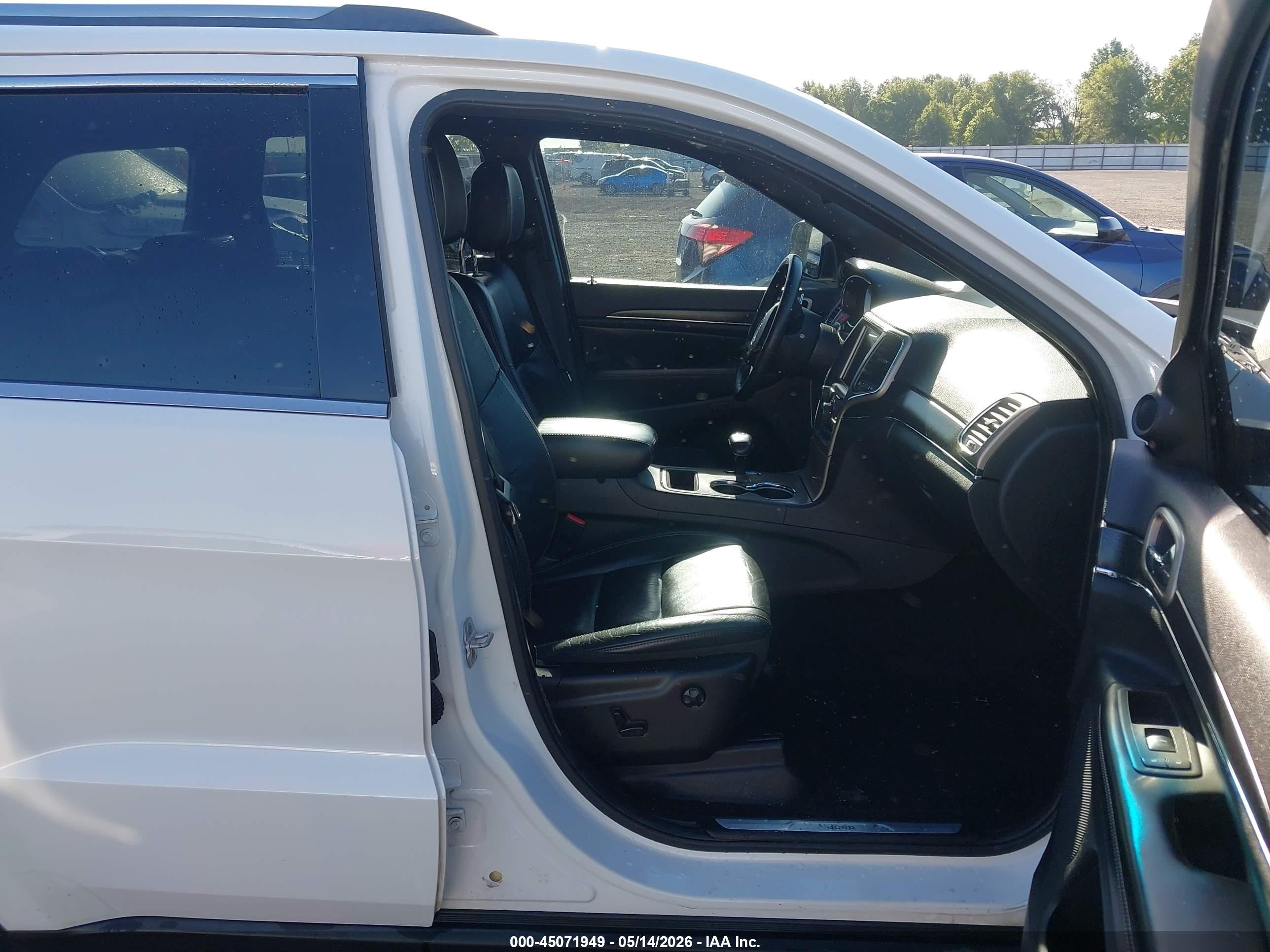 2014 Jeep Grand Cherokee Limited White vin: 1C4RJEBT6EC141573