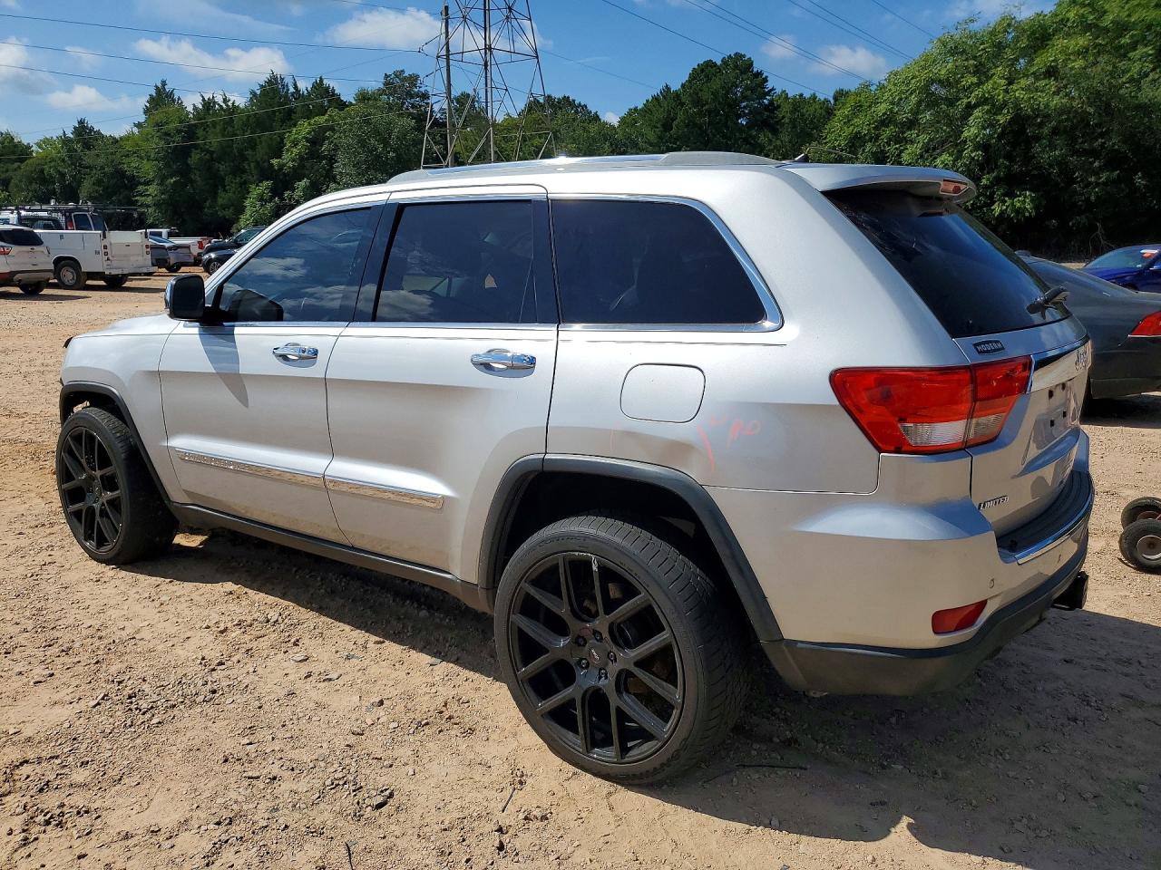 2013 Jeep Grand Cherokee Limited Silver vin: 1C4RJEBT7DC526378