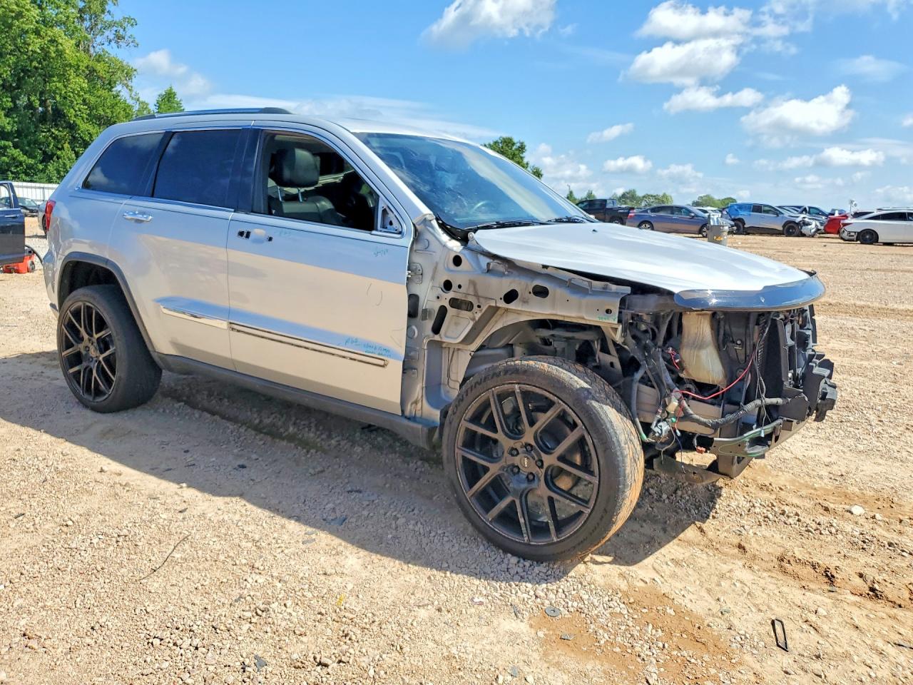 2013 Jeep Grand Cherokee Limited Silver vin: 1C4RJEBT7DC526378