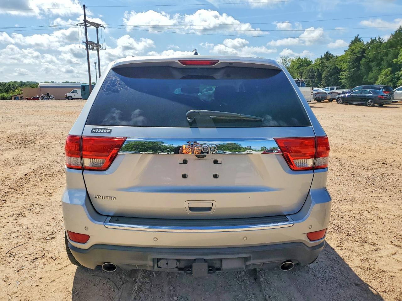 2013 Jeep Grand Cherokee Limited Silver vin: 1C4RJEBT7DC526378