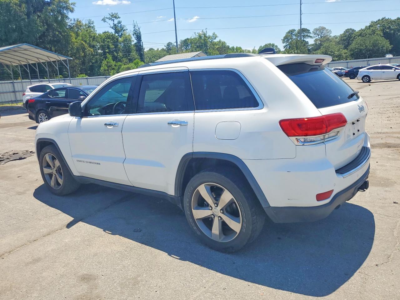 2014 Jeep Grand Cherokee Limited White vin: 1C4RJEBT7EC138567