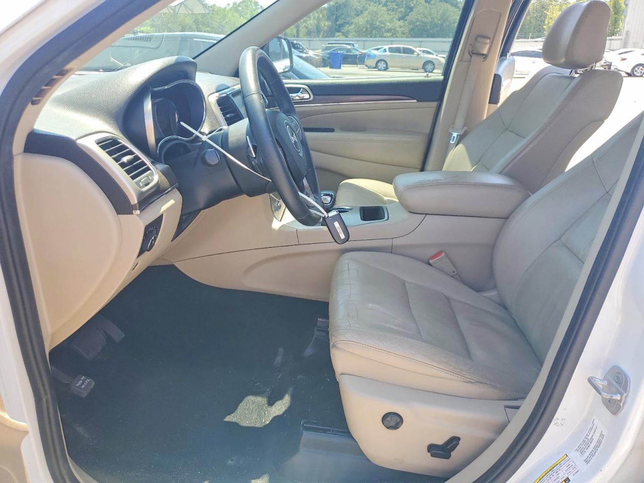 2014 Jeep Grand Cherokee Limited White vin: 1C4RJEBT7EC138567