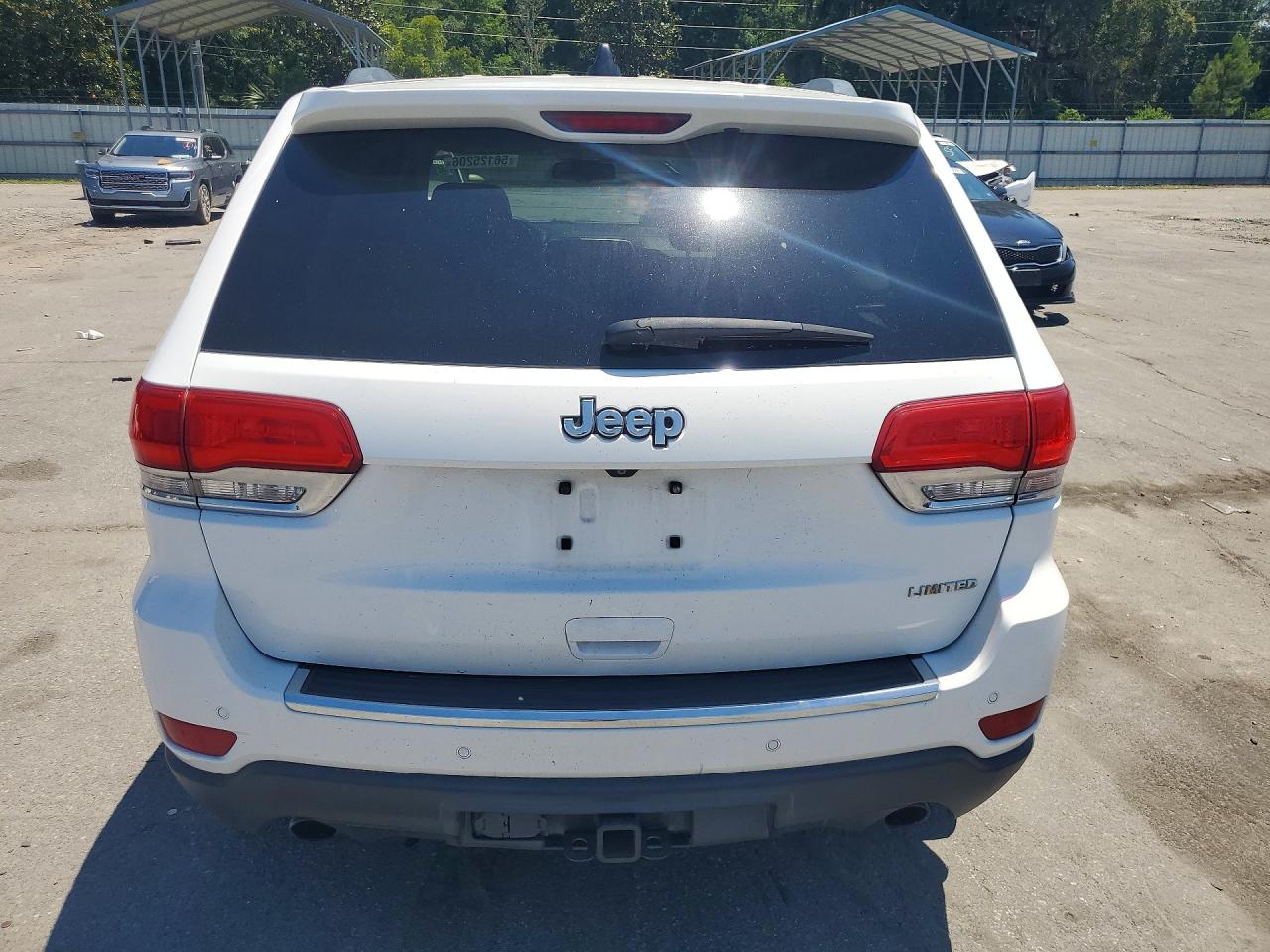 2014 Jeep Grand Cherokee Limited White vin: 1C4RJEBT7EC138567