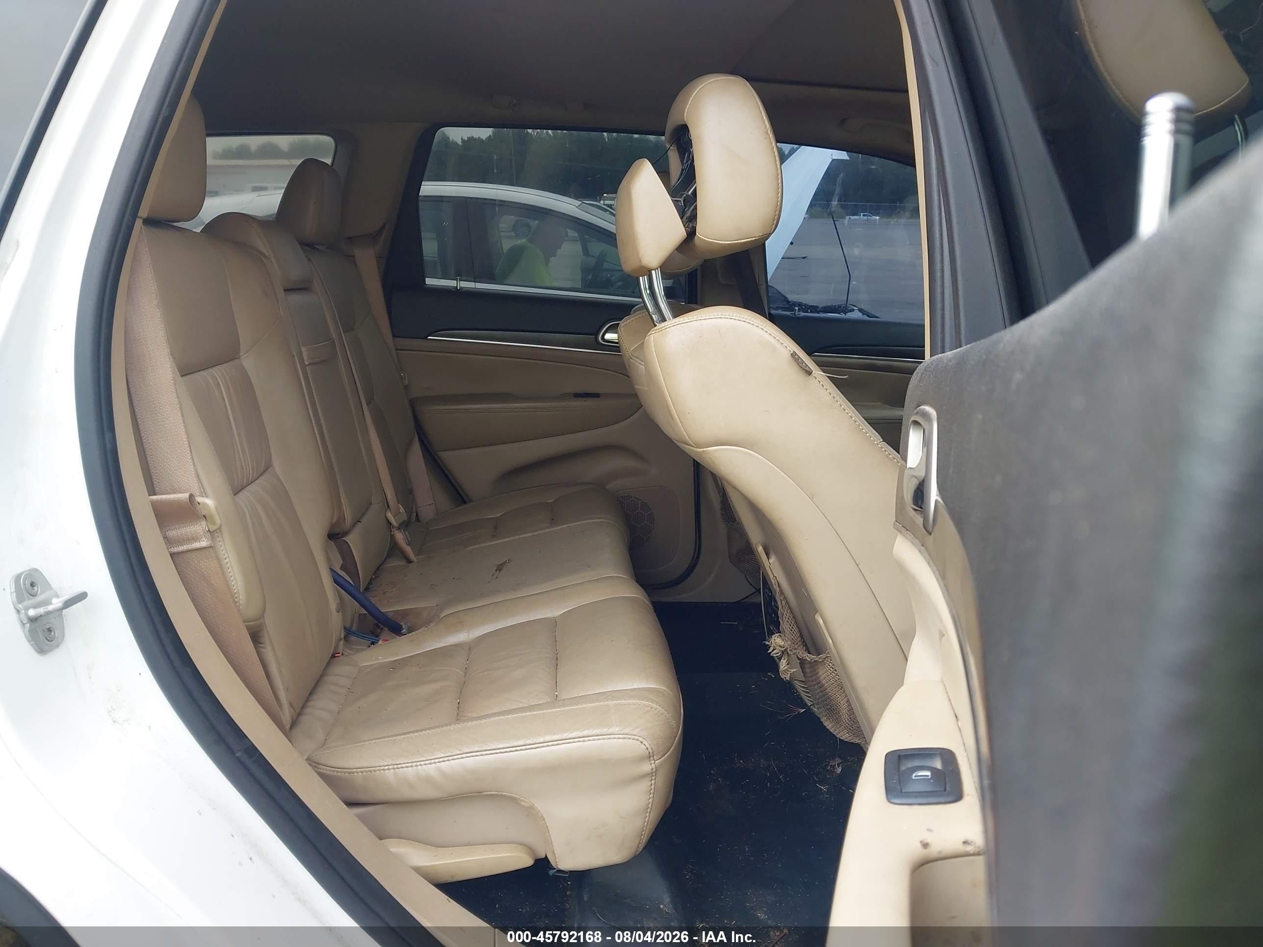 2014 Jeep Grand Cherokee Limited Белый vin: 1C4RJEBT7EC187557