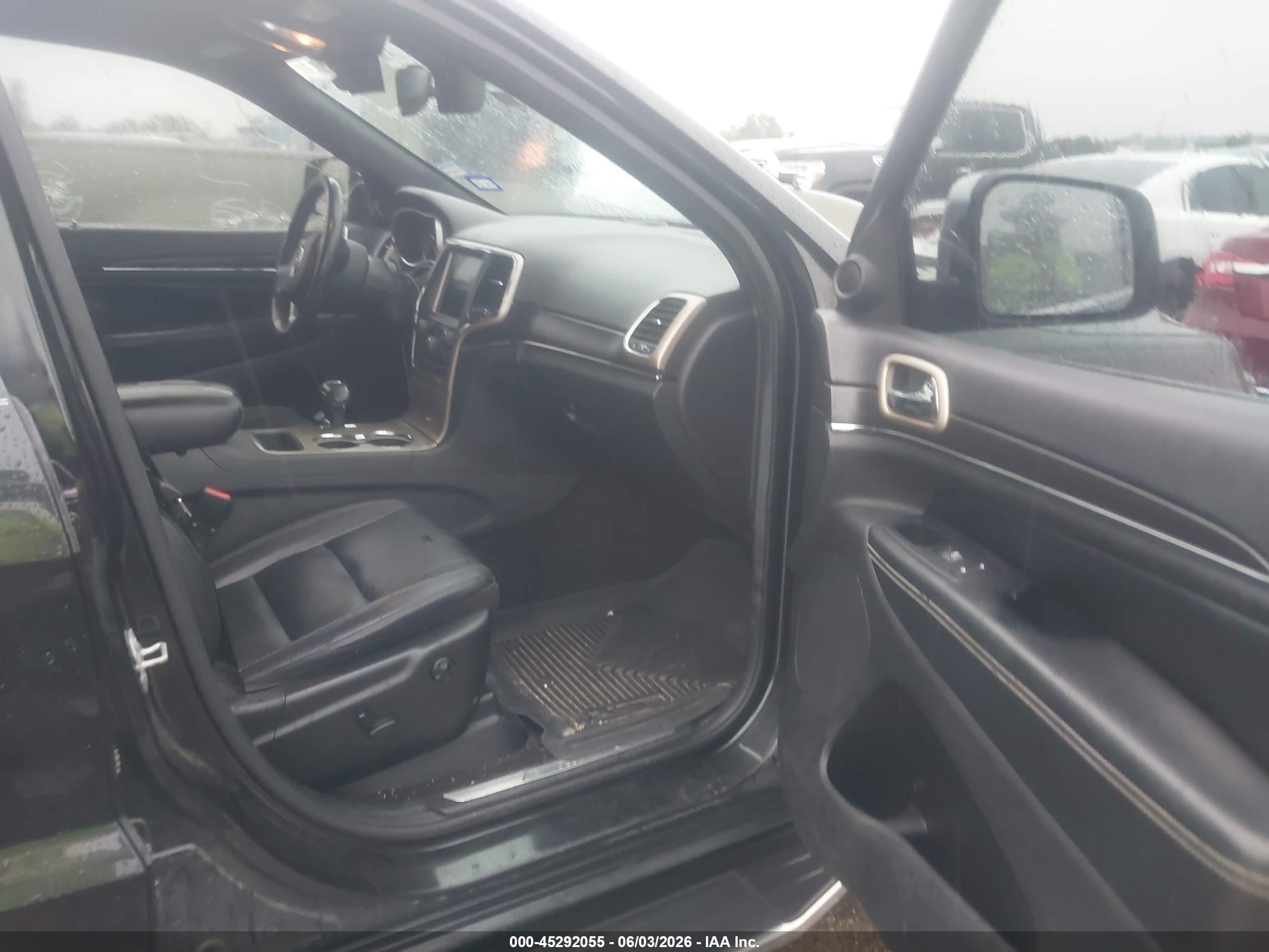 2014 Jeep Grand Cherokee Limited Black vin: 1C4RJEBT7EC472680