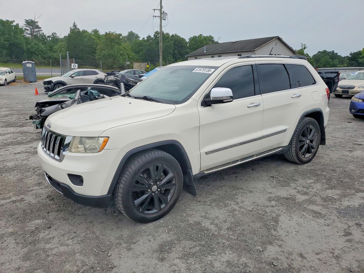 2012 Jeep Grand Cherokee Limited White vin: 1C4RJEBT9CC314161