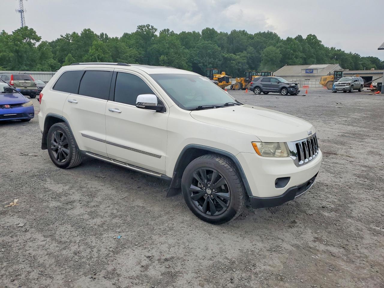 2012 Jeep Grand Cherokee Limited White vin: 1C4RJEBT9CC314161