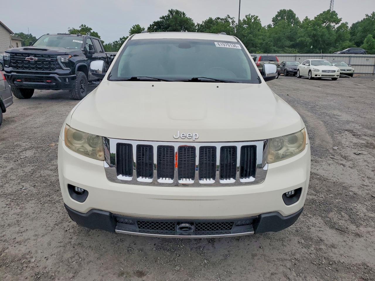 2012 Jeep Grand Cherokee Limited White vin: 1C4RJEBT9CC314161