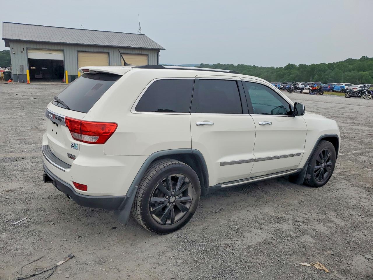 2012 Jeep Grand Cherokee Limited White vin: 1C4RJEBT9CC314161