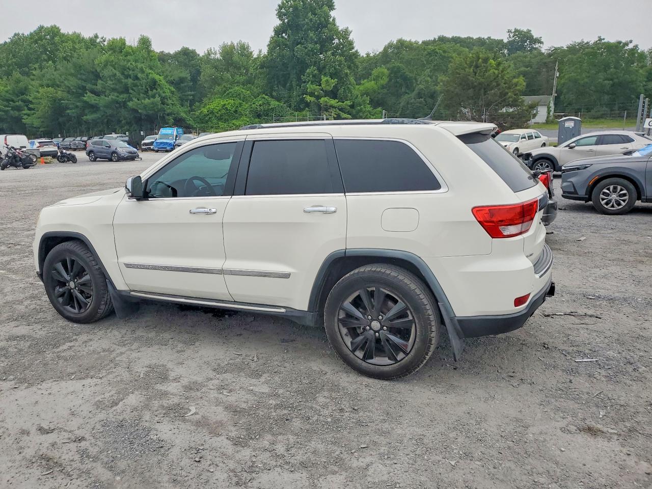 2012 Jeep Grand Cherokee Limited White vin: 1C4RJEBT9CC314161