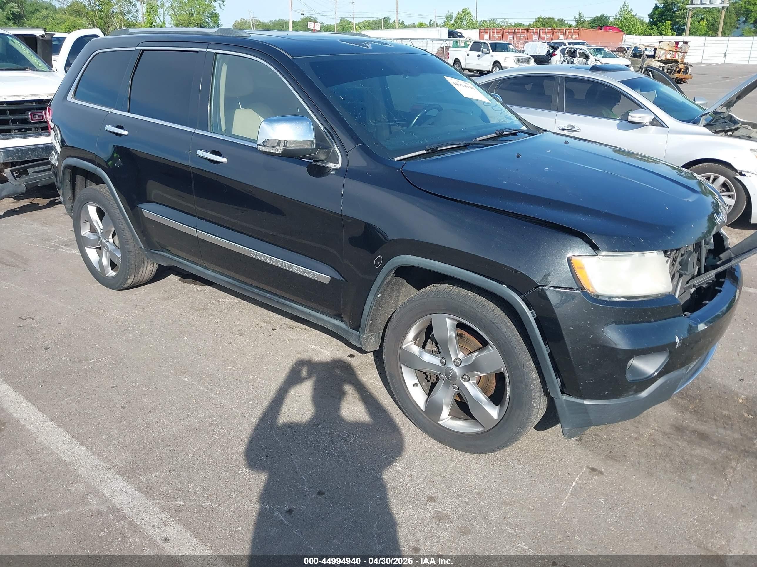 2012 Jeep Grand Cherokee Limited Black vin: 1C4RJEBT9CC334474
