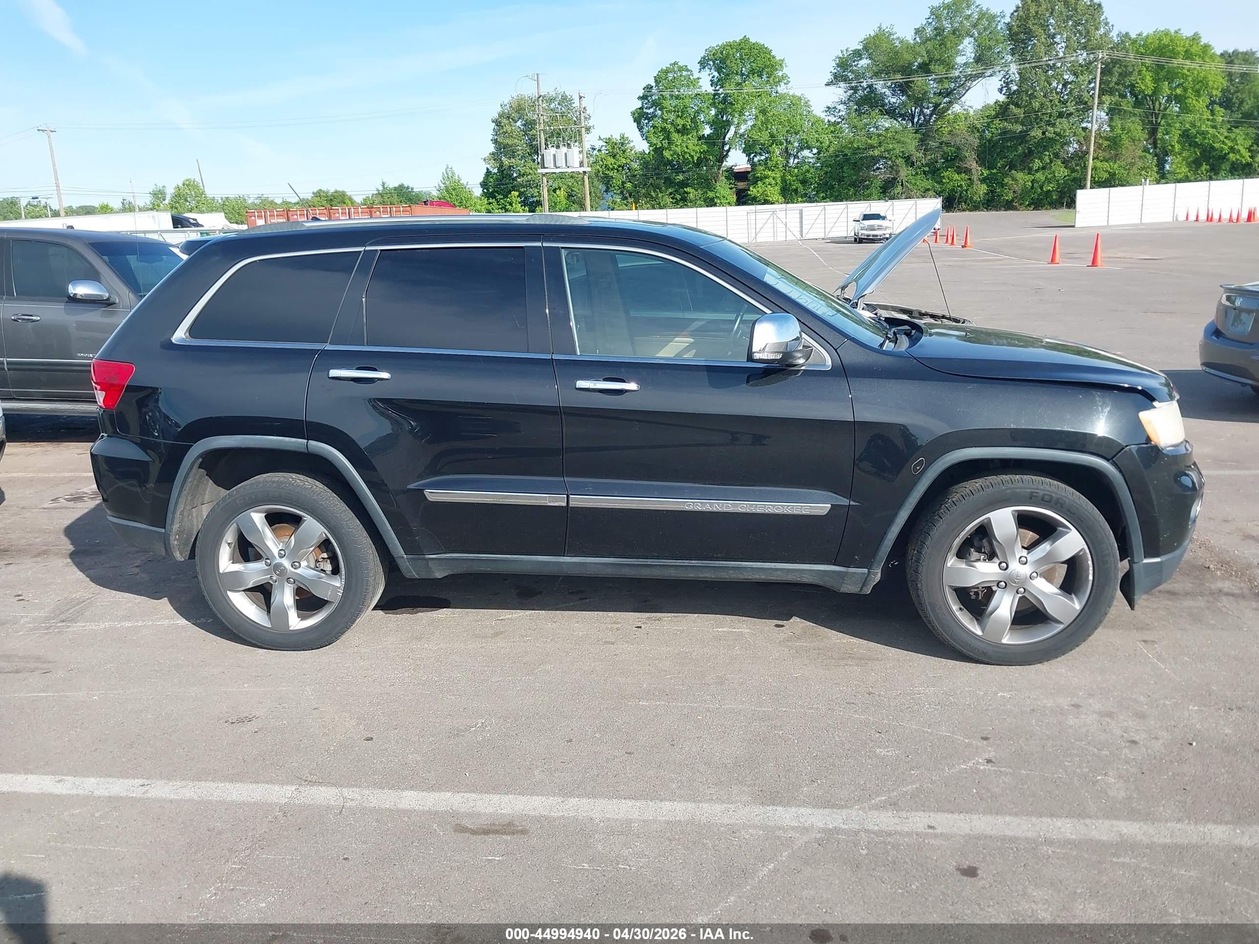 2012 Jeep Grand Cherokee Limited Black vin: 1C4RJEBT9CC334474