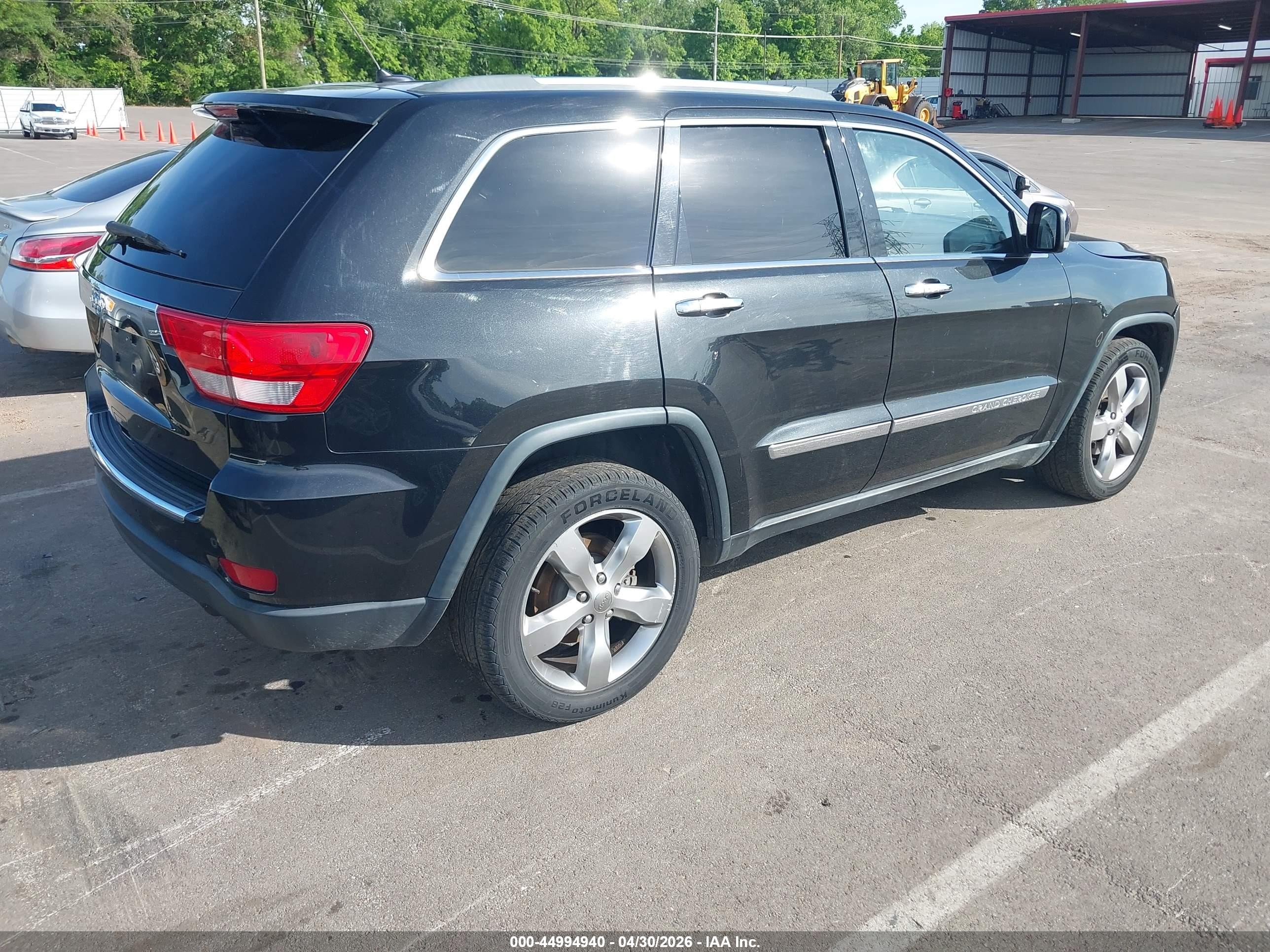 2012 Jeep Grand Cherokee Limited Black vin: 1C4RJEBT9CC334474