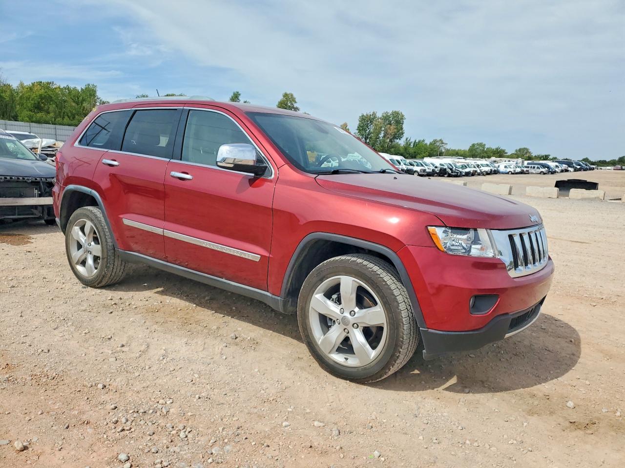 2012 Jeep Grand Cherokee Limited Red vin: 1C4RJEBTXCC290906