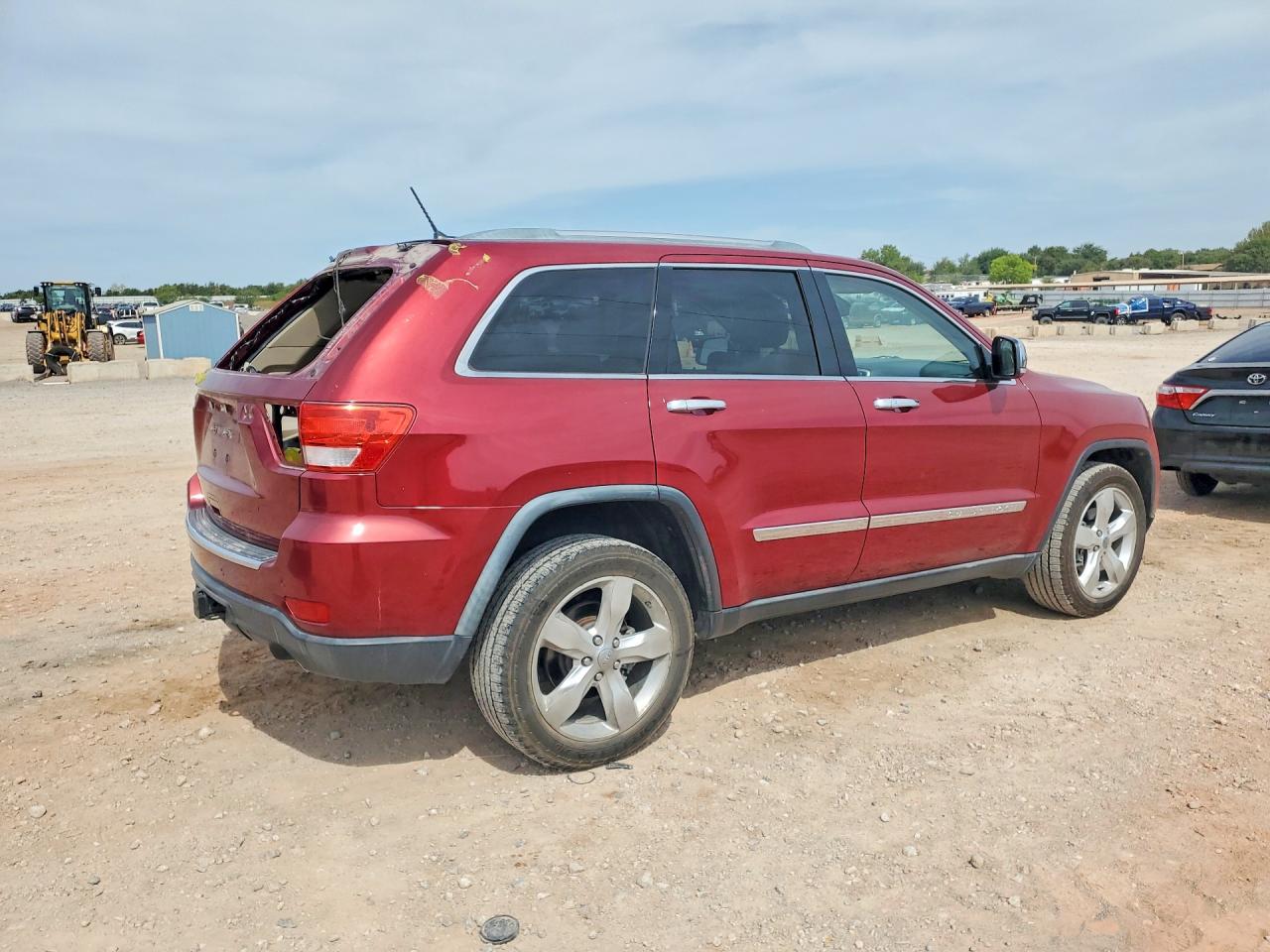 2012 Jeep Grand Cherokee Limited Red vin: 1C4RJEBTXCC290906
