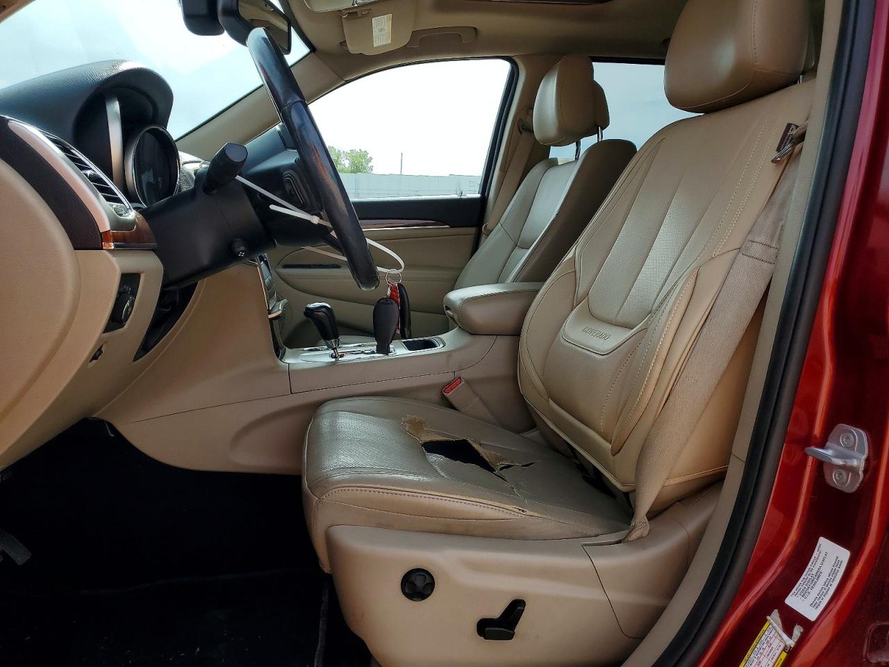 2012 Jeep Grand Cherokee Limited Red vin: 1C4RJEBTXCC290906