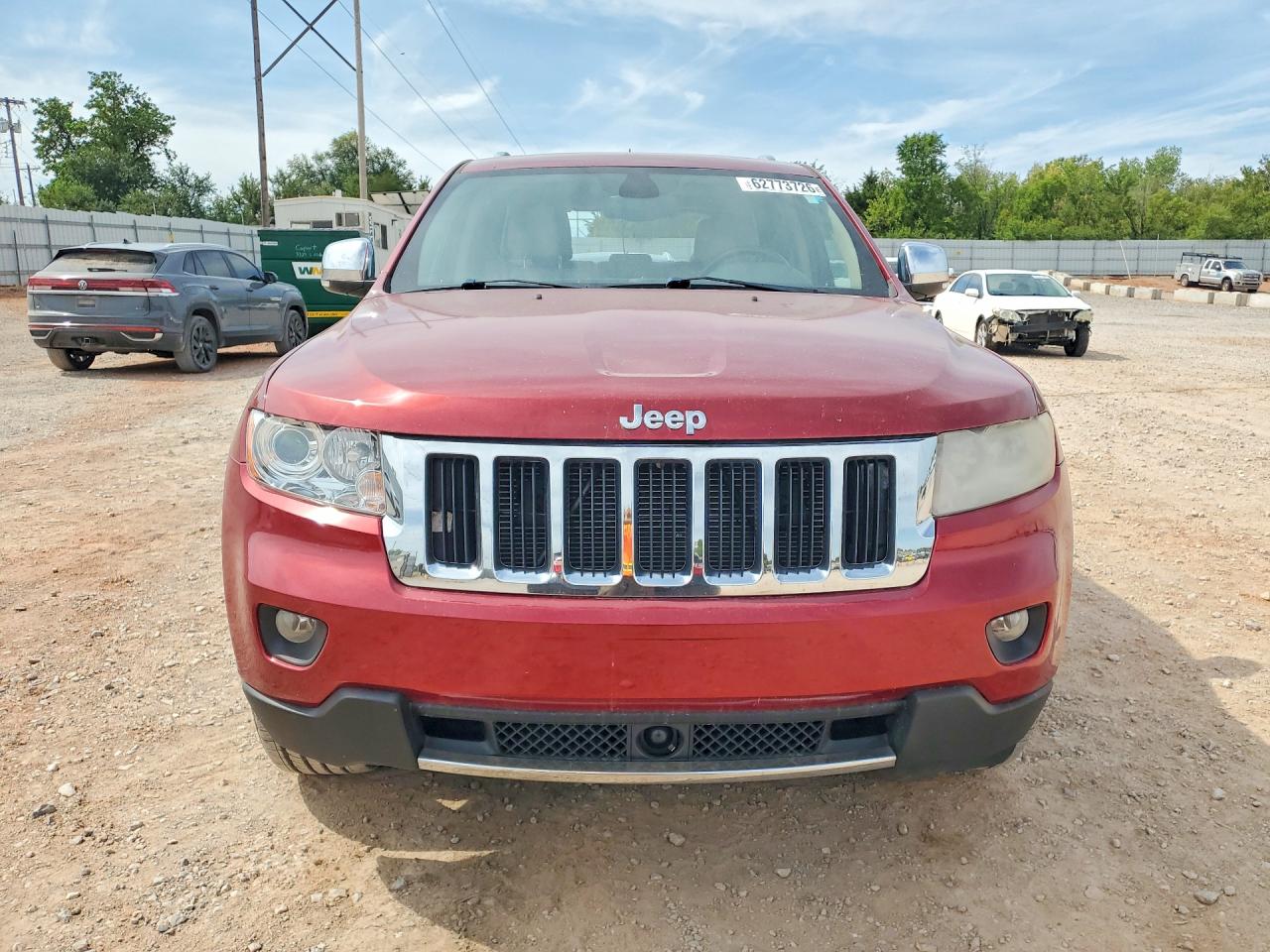 2012 Jeep Grand Cherokee Limited Red vin: 1C4RJEBTXCC290906