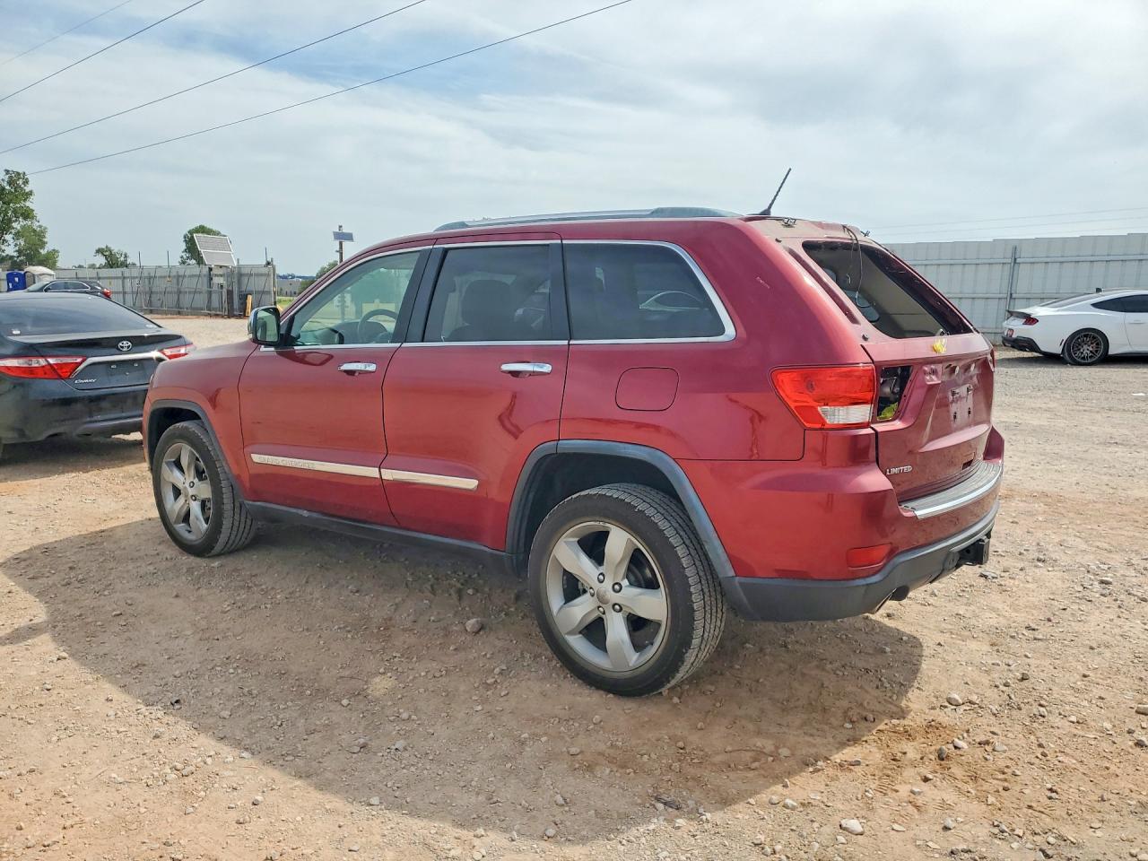 2012 Jeep Grand Cherokee Limited Red vin: 1C4RJEBTXCC290906