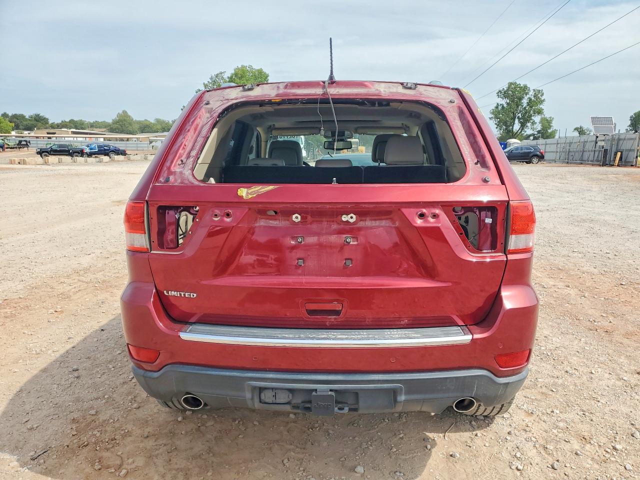 2012 Jeep Grand Cherokee Limited Red vin: 1C4RJEBTXCC290906