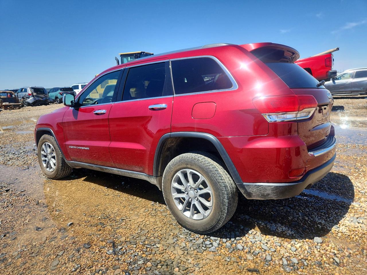 2014 Jeep Grand Cherokee Limited Красный vin: 1C4RJEBTXEC274613