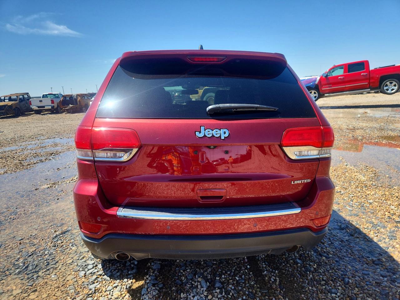 2014 Jeep Grand Cherokee Limited Красный vin: 1C4RJEBTXEC274613