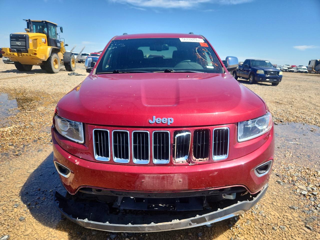 2014 Jeep Grand Cherokee Limited Красный vin: 1C4RJEBTXEC274613