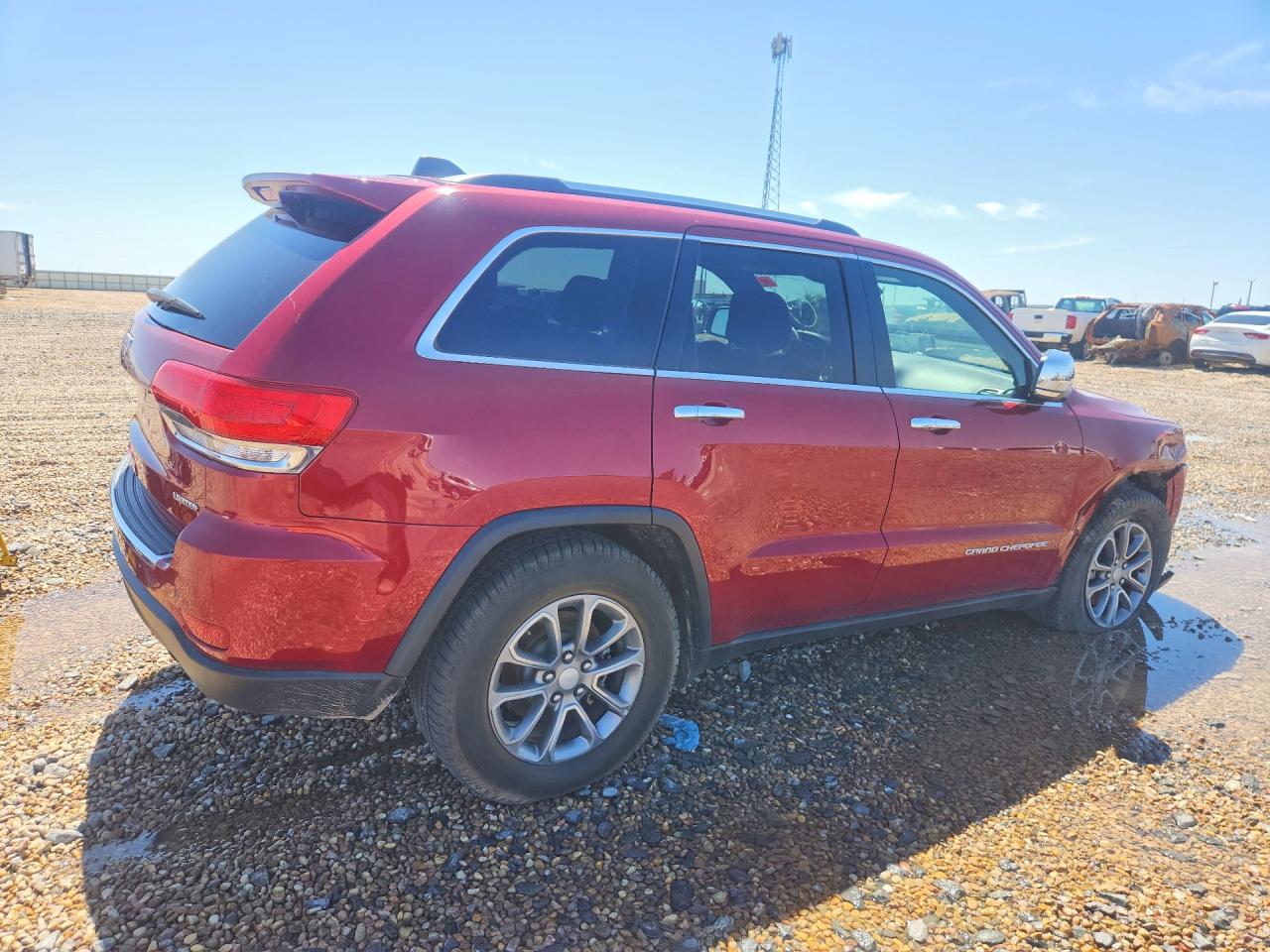 2014 Jeep Grand Cherokee Limited Красный vin: 1C4RJEBTXEC274613