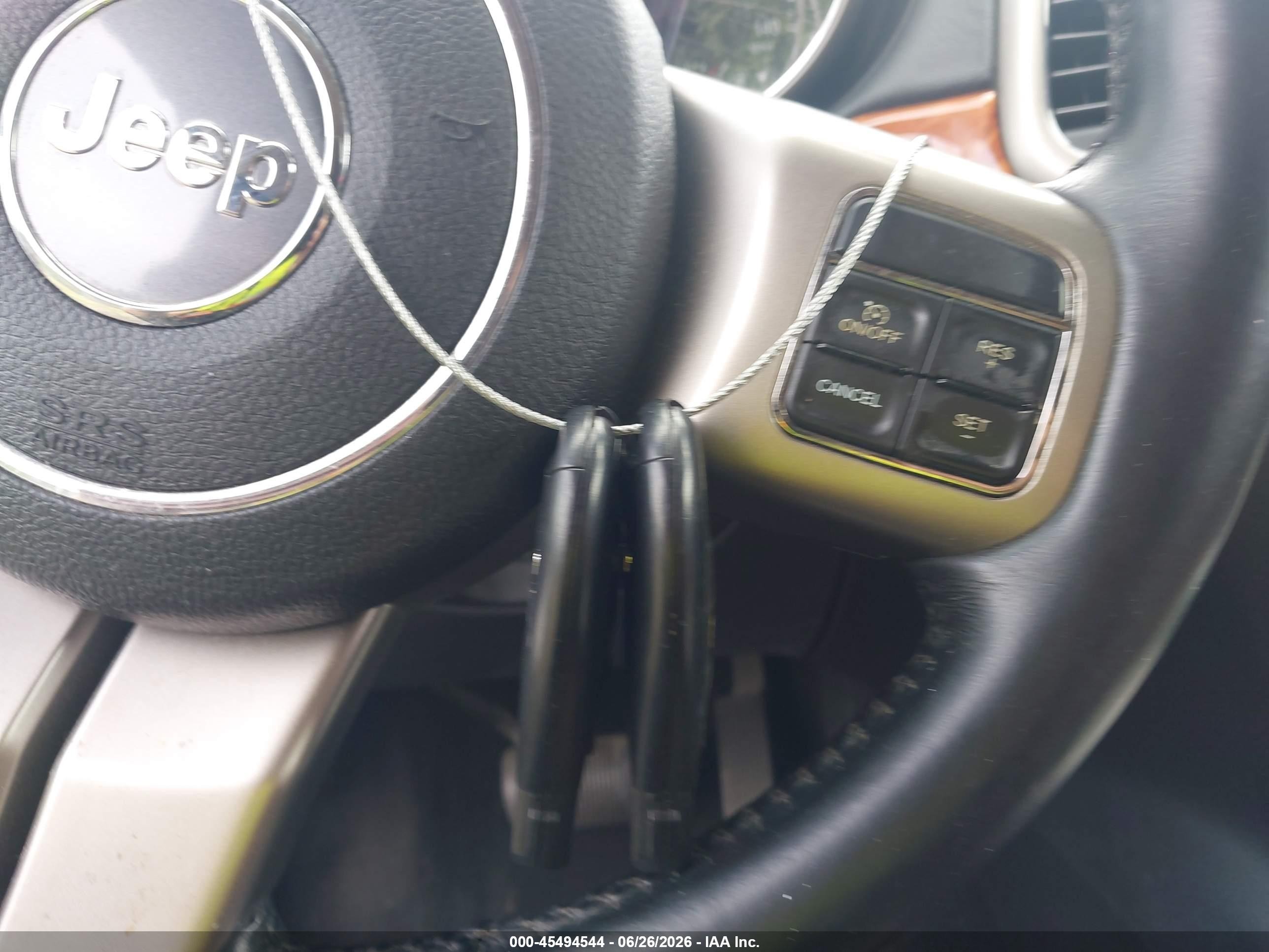 2012 Jeep Grand Cherokee Overland Gray vin: 1C4RJECG0CC265501