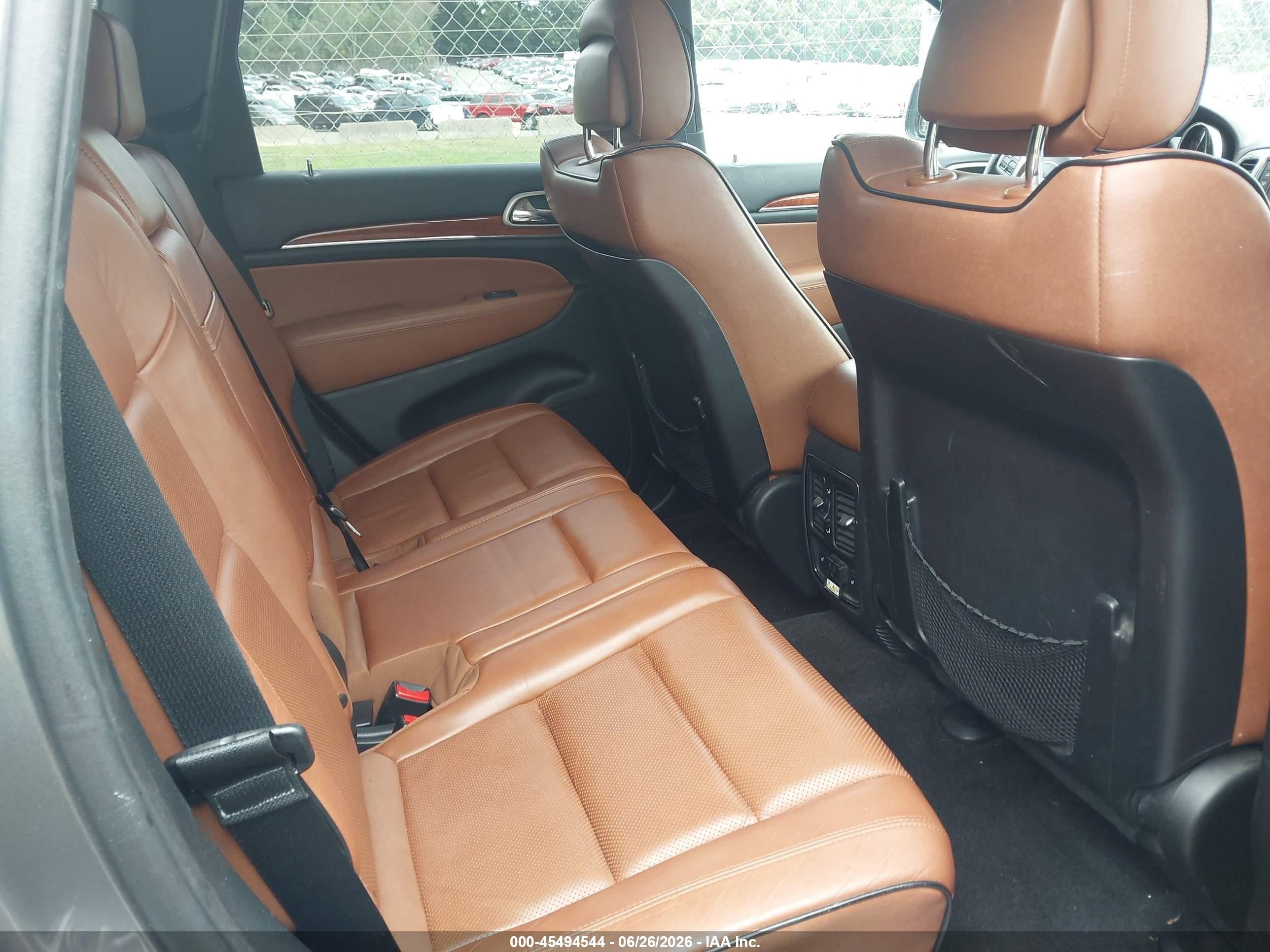 2012 Jeep Grand Cherokee Overland Gray vin: 1C4RJECG0CC265501