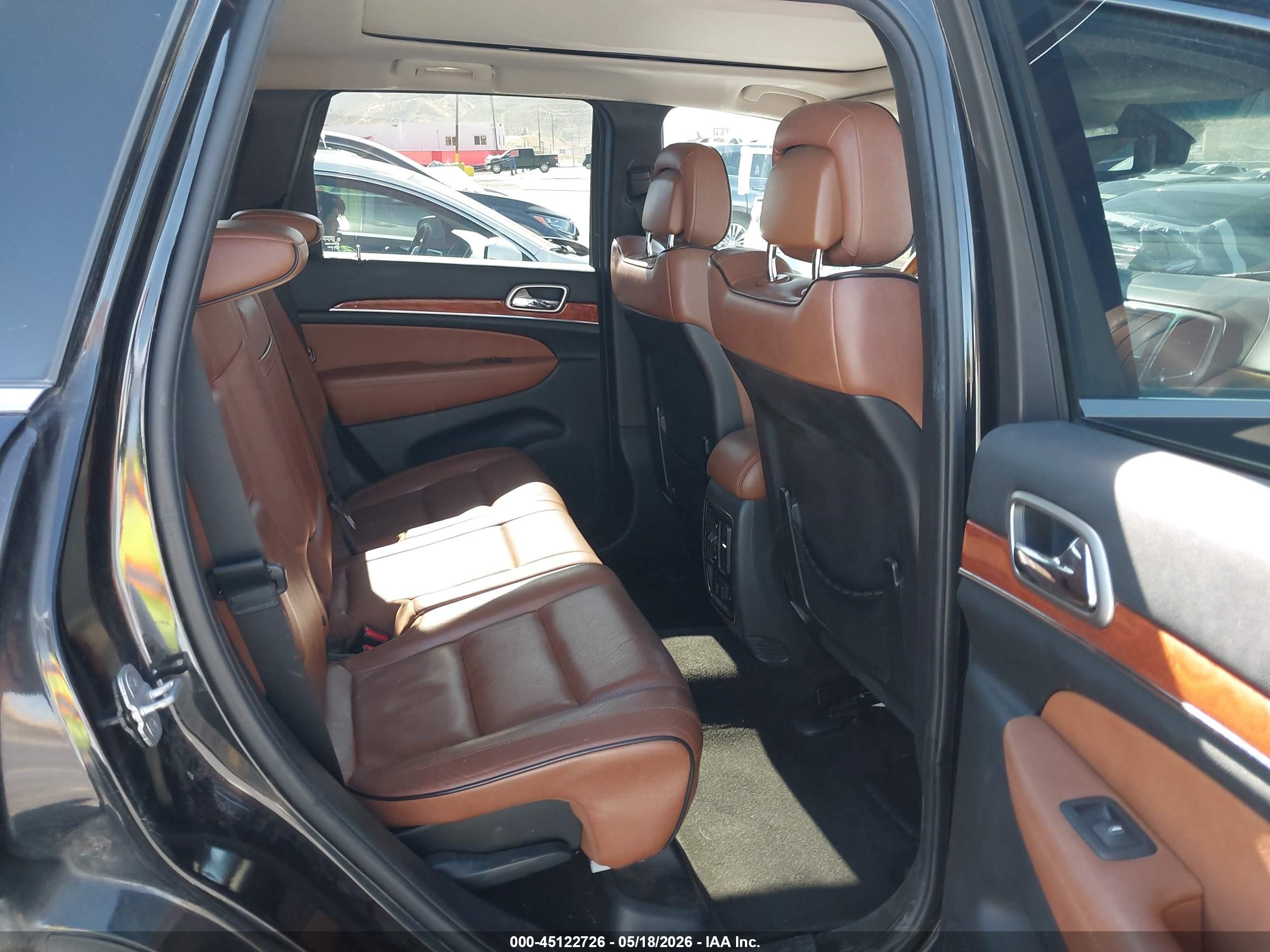 2012 Jeep Grand Cherokee Overland Black vin: 1C4RJECG0CC292584