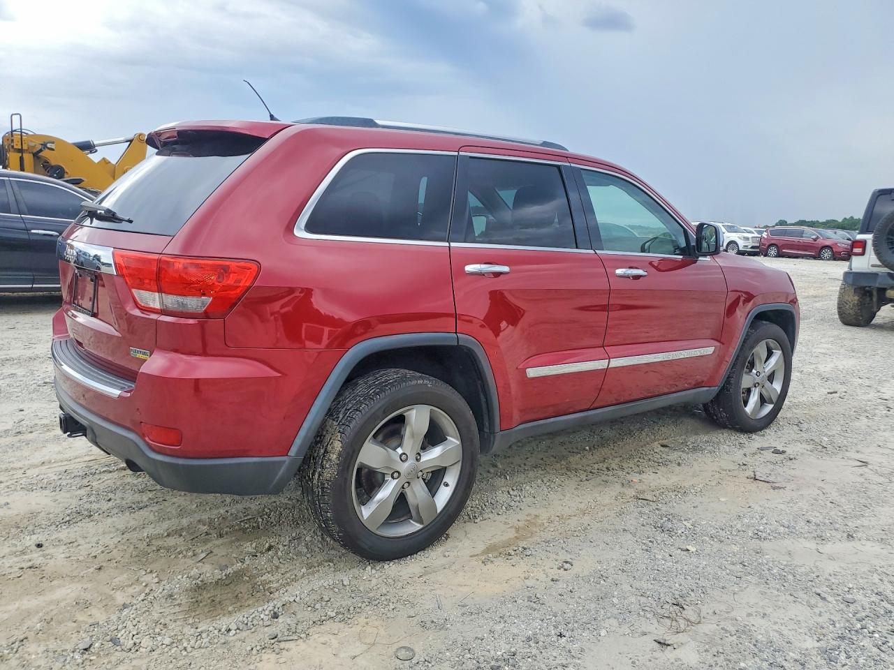 2012 Jeep Grand Cherokee Overland Красный vin: 1C4RJECG0CC360477