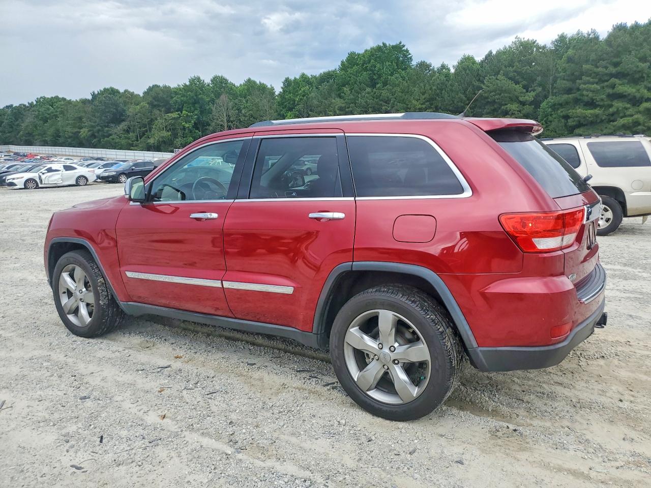 2012 Jeep Grand Cherokee Overland Красный vin: 1C4RJECG0CC360477