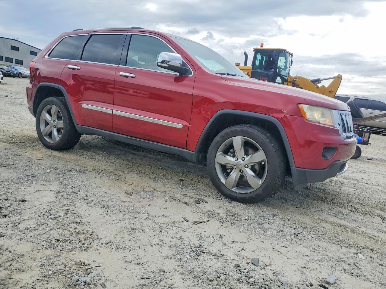 2012 Jeep Grand Cherokee Overland Красный vin: 1C4RJECG0CC360477
