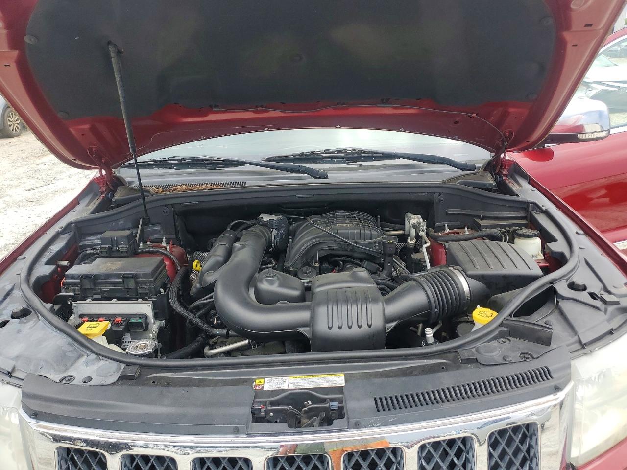 2012 Jeep Grand Cherokee Overland Красный vin: 1C4RJECG0CC360477
