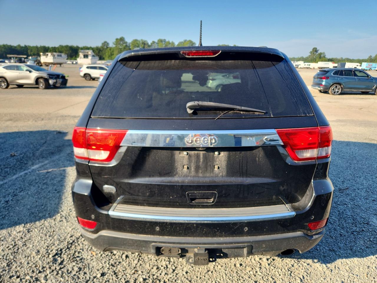 2013 Jeep Grand Cherokee Overland Black vin: 1C4RJECG0DC526725