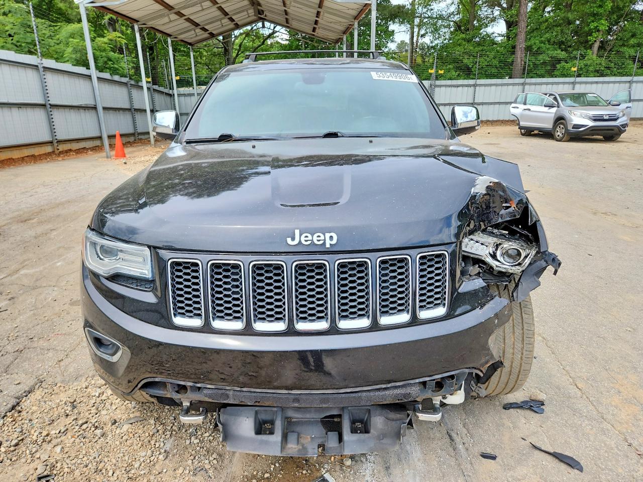 2014 Jeep Grand Cherokee Overland Black vin: 1C4RJECG0EC410166