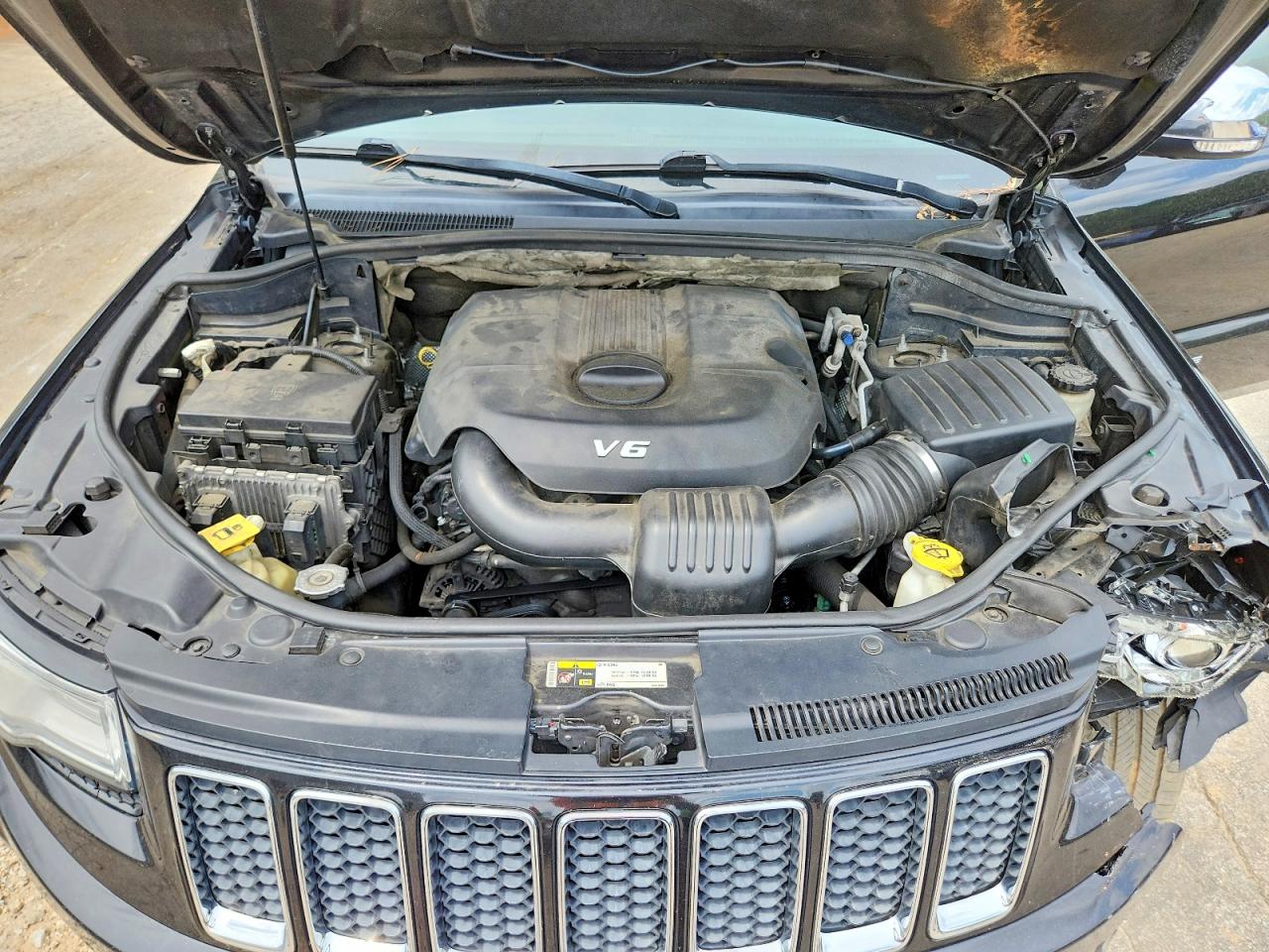2014 Jeep Grand Cherokee Overland Black vin: 1C4RJECG0EC410166